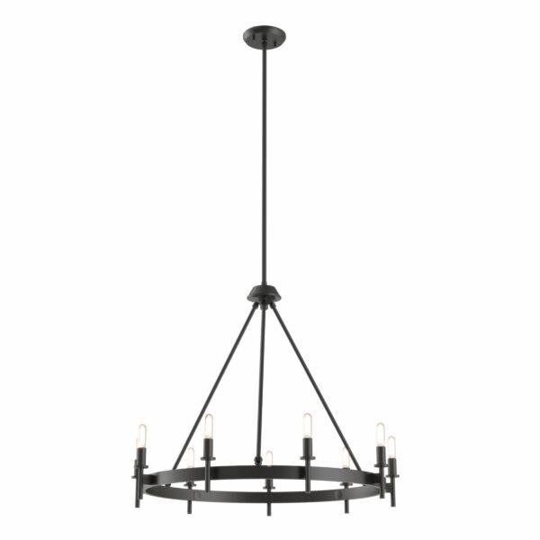 CAMBRAI Chandelier Noir - DVP27329MF+EB | DVI