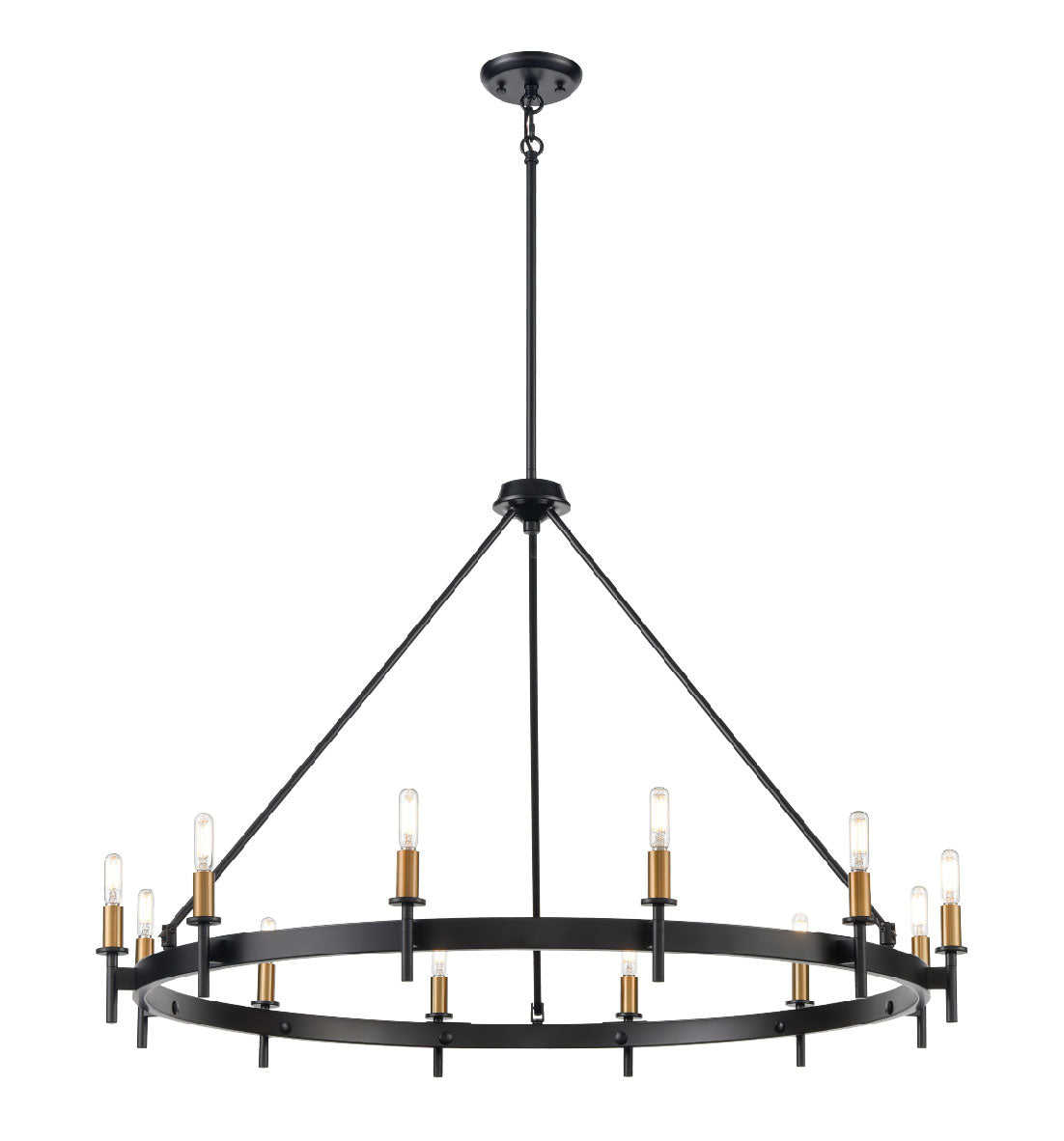 CAMBRAI Chandelier Noir - DVP27345MF+EB | DVI