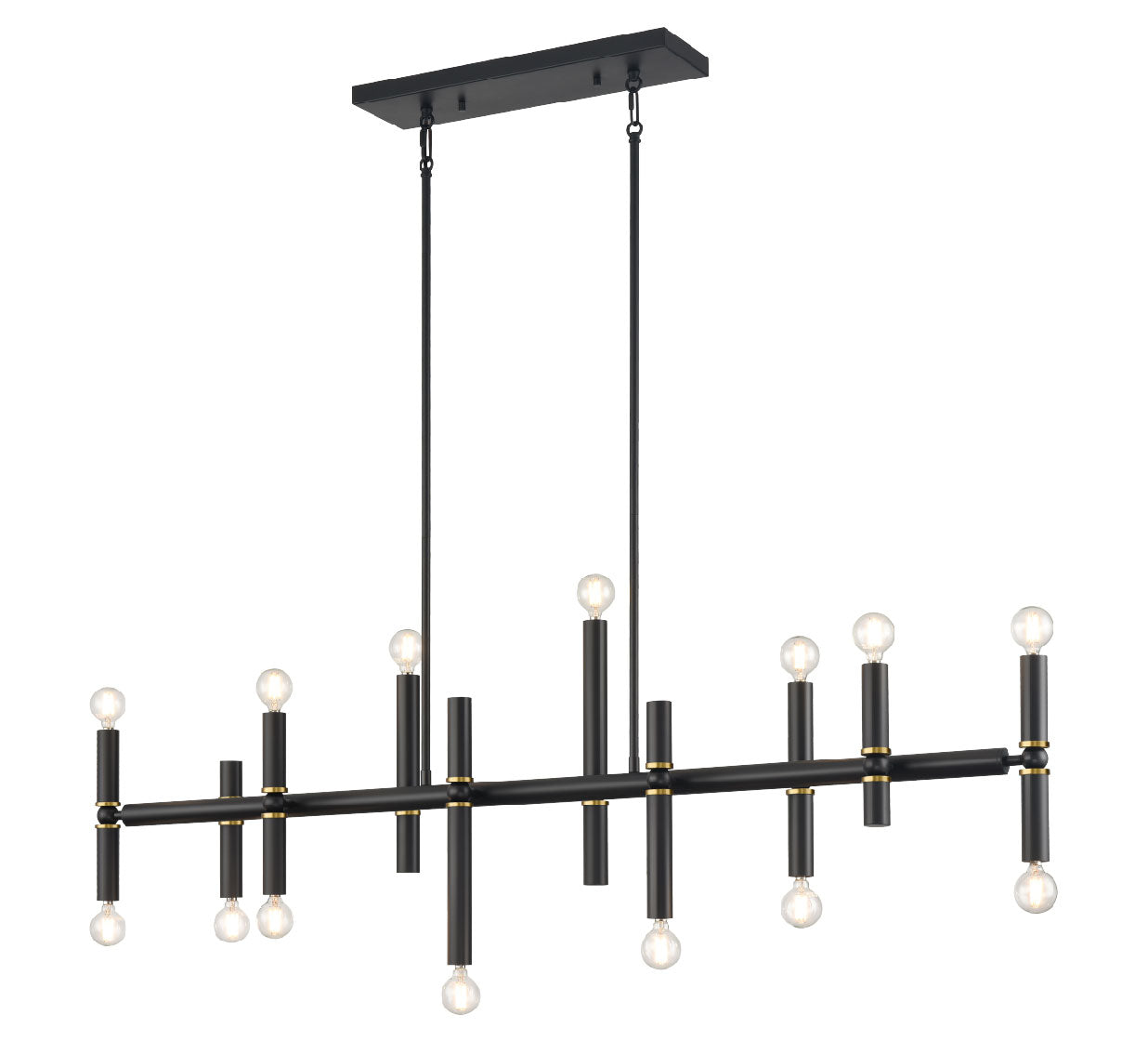 KLONDIKE Suspension lineaire Noir - DVP42841EB+MF | DVI