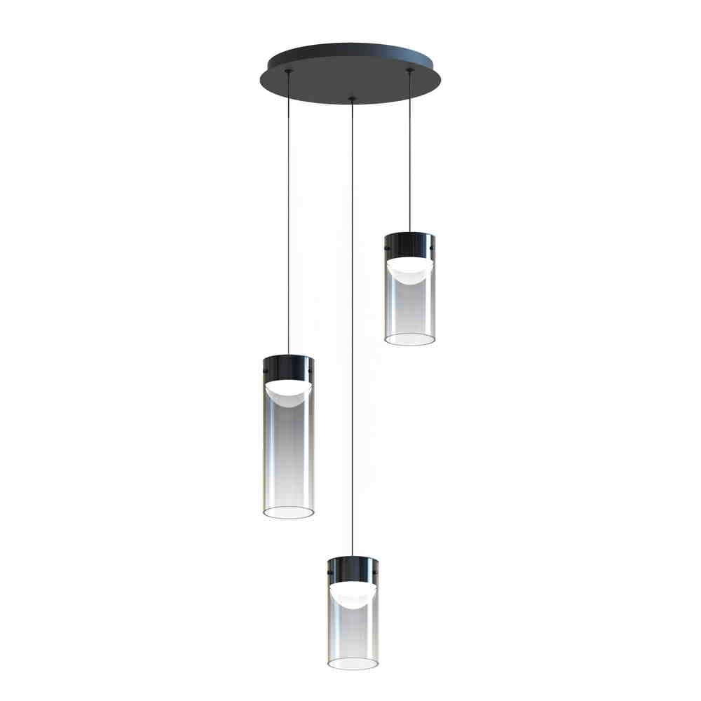 HIGHBALL Chandelier Gris DEL INTÉGRÉ - E21183-142GM | MAXIM/ET2