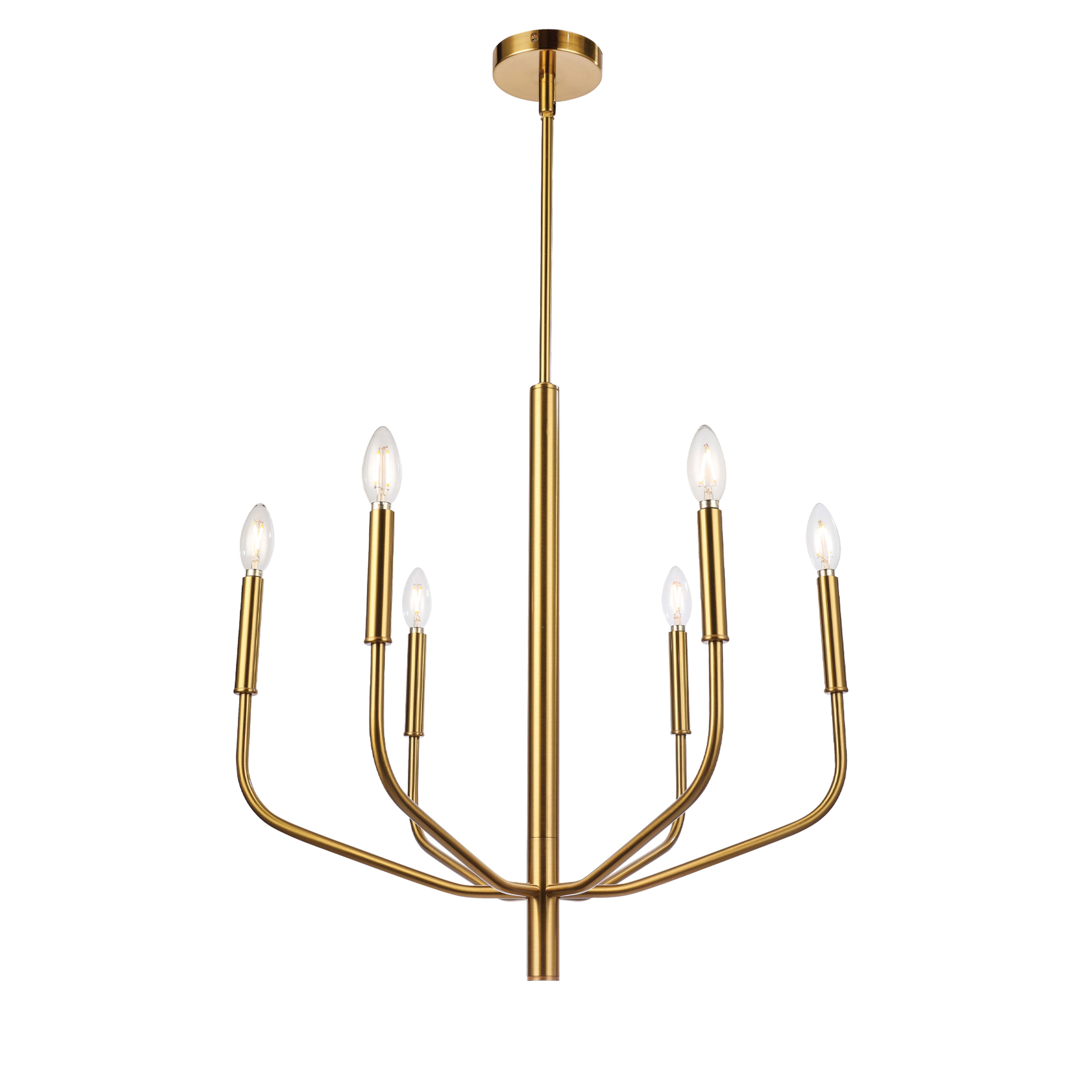 ELEANOR Chandelier Gold - ELN-246C-AGB | DAINOLITE