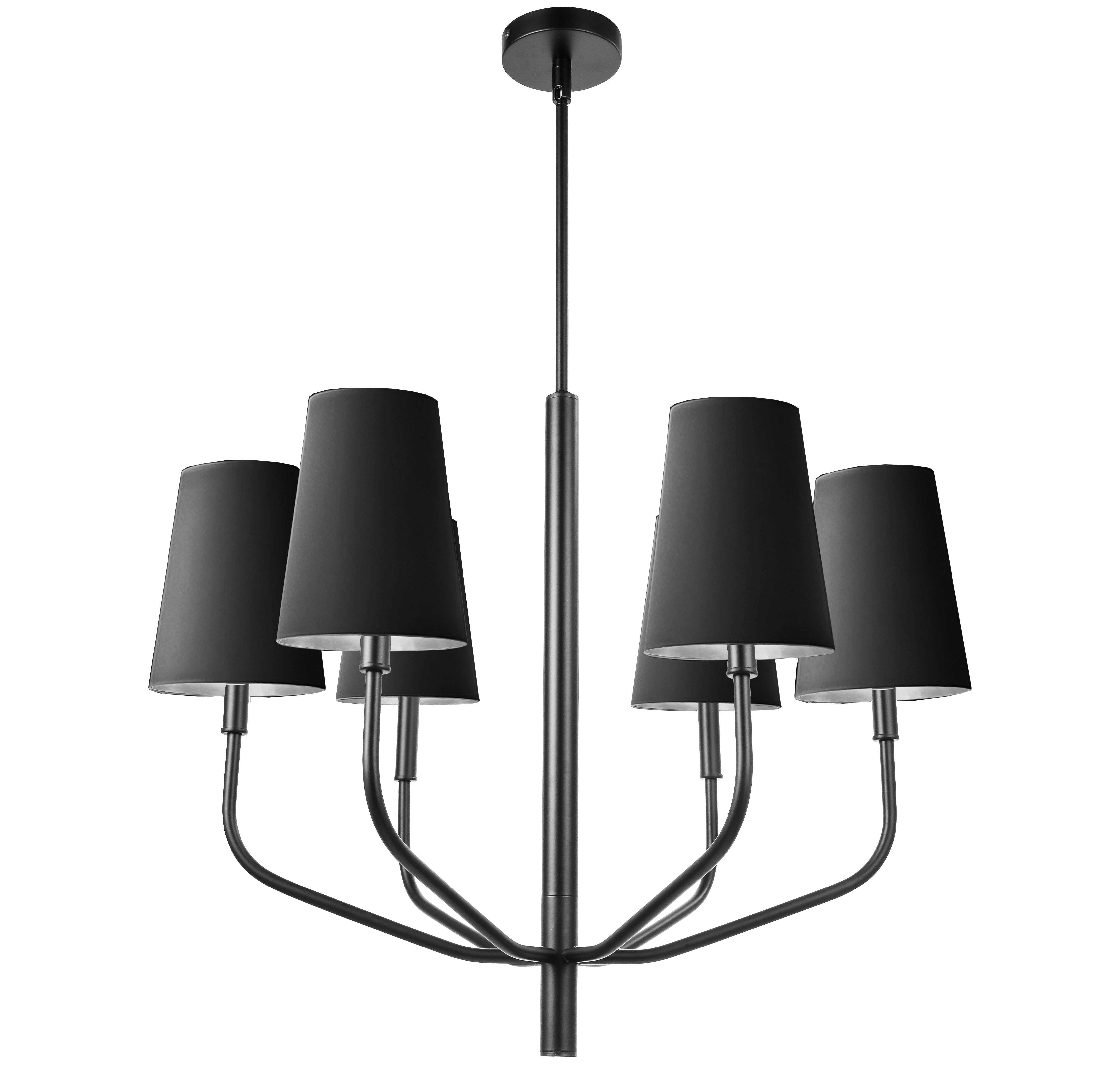 ELEANOR Chandelier Black - ELN-286C-MB-697 | DAINOLITE