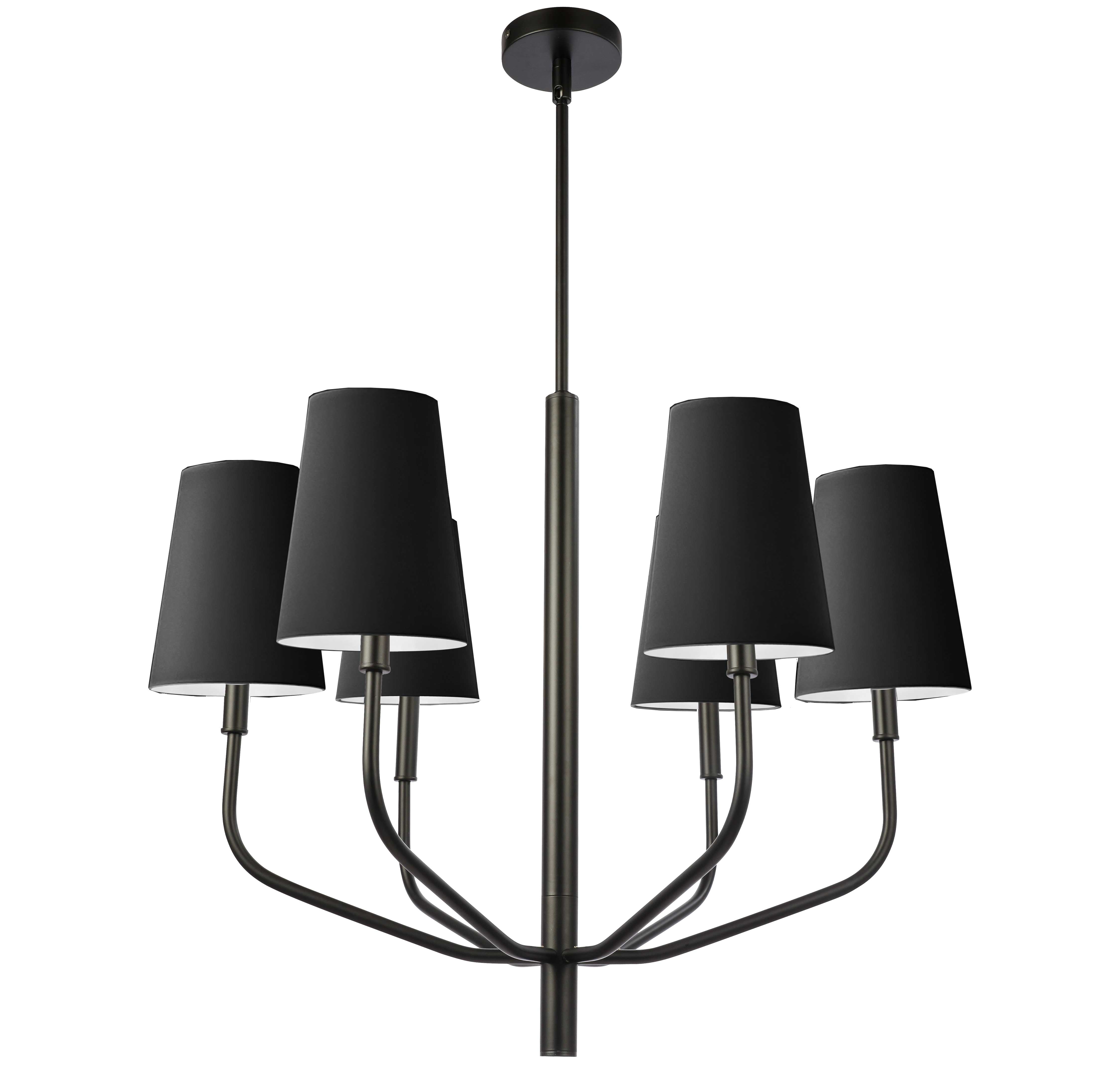 ELEANOR Chandelier Black - ELN-286C-MB-797 | DAINOLITE