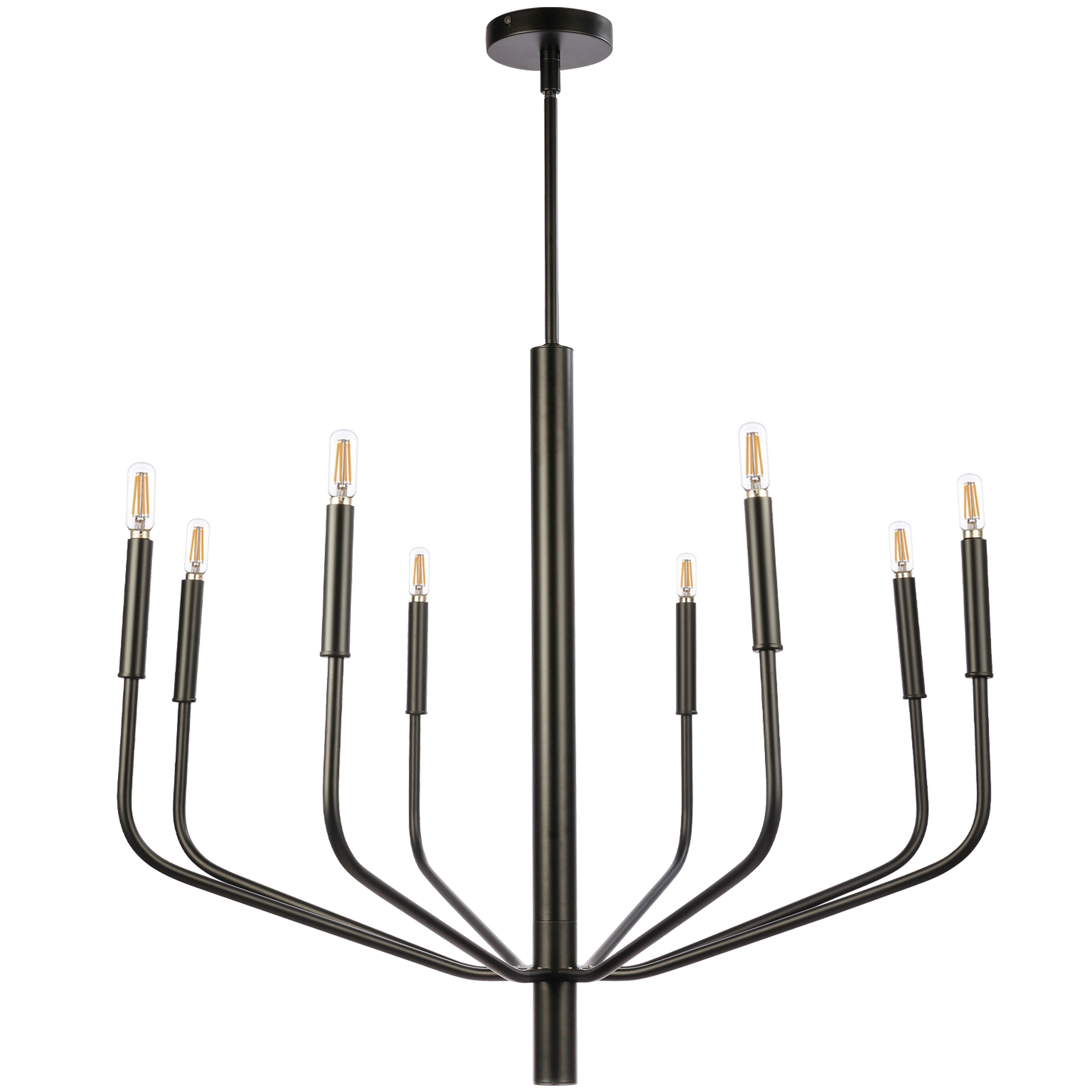 ELEANOR Chandelier Black - ELN-328C-MB | DAINOLITE