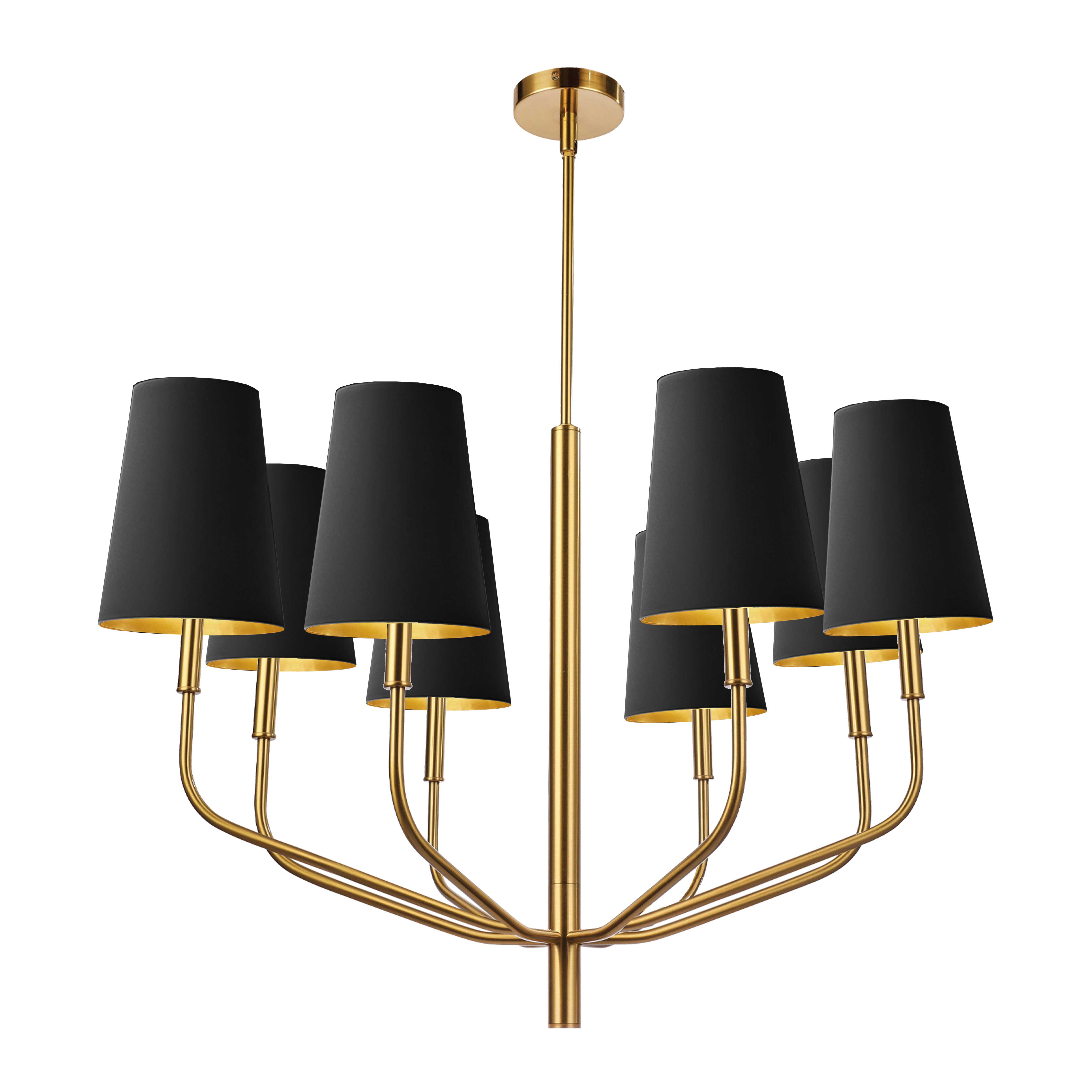 ELEANOR Chandelier Noir - ELN-368C-AGB-698 | DAINOLITE