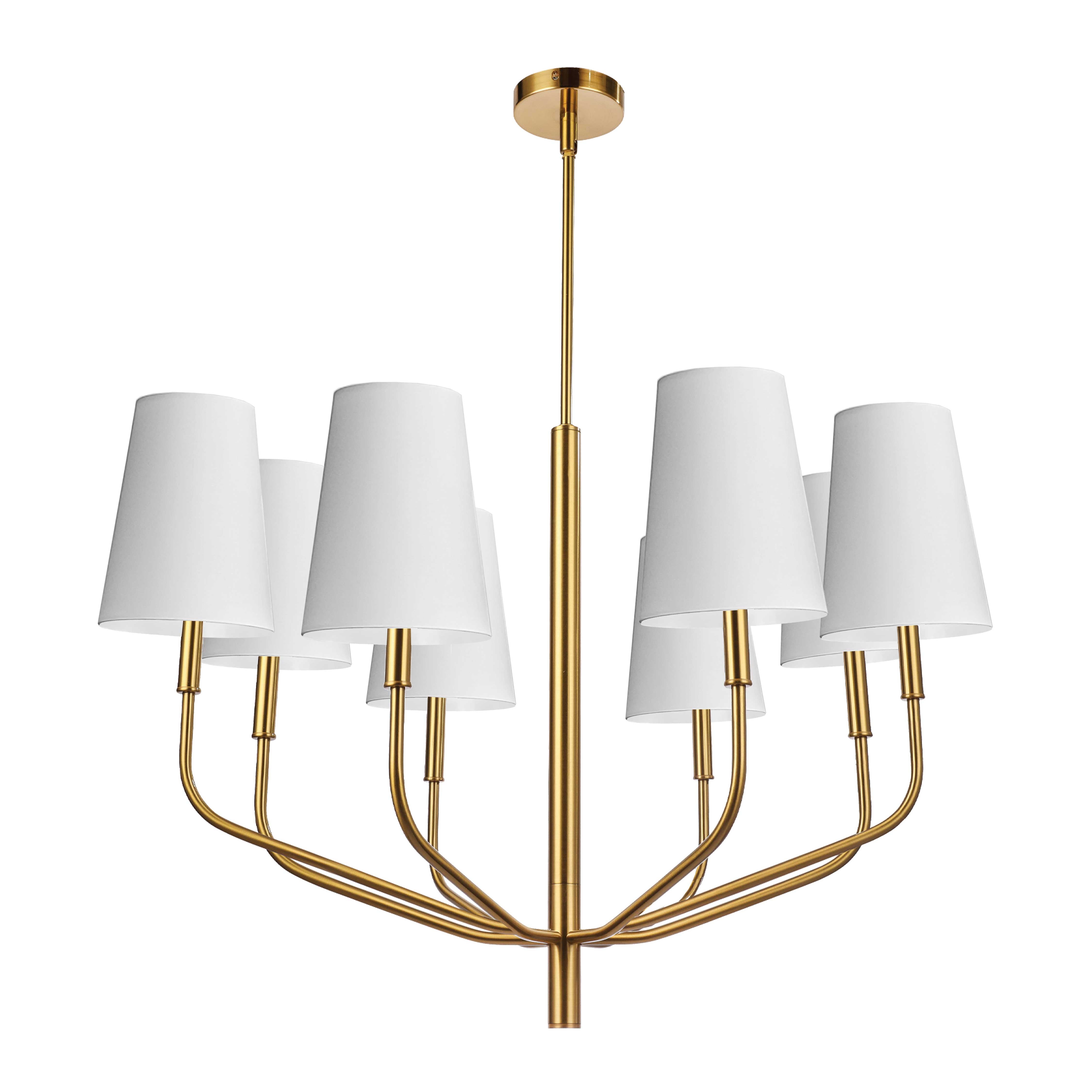 ELEANOR Chandelier Blanc - ELN-368C-AGB-790 | DAINOLITE