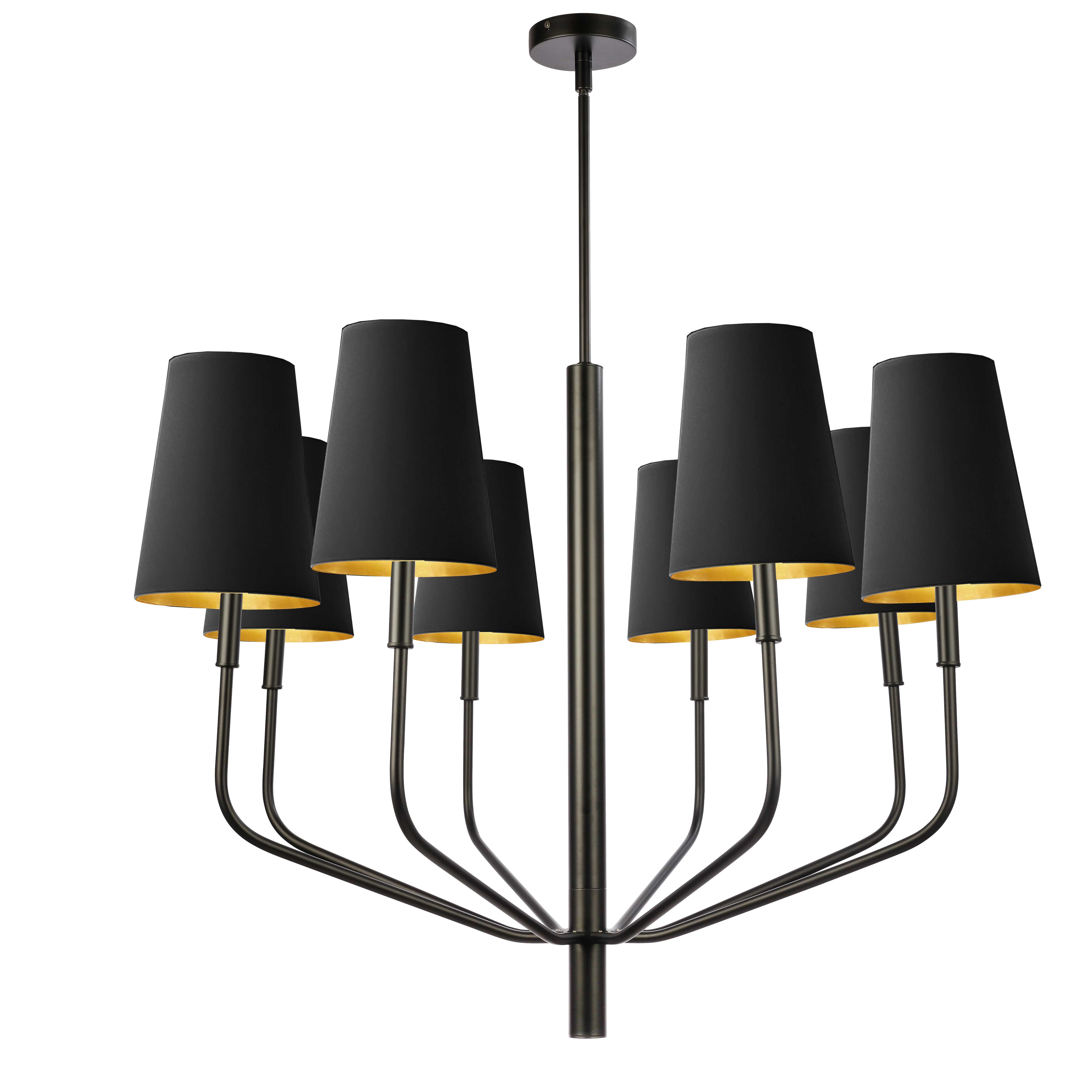 ELEANOR Chandelier Noir - ELN-368C-MB-698 | DAINOLITE