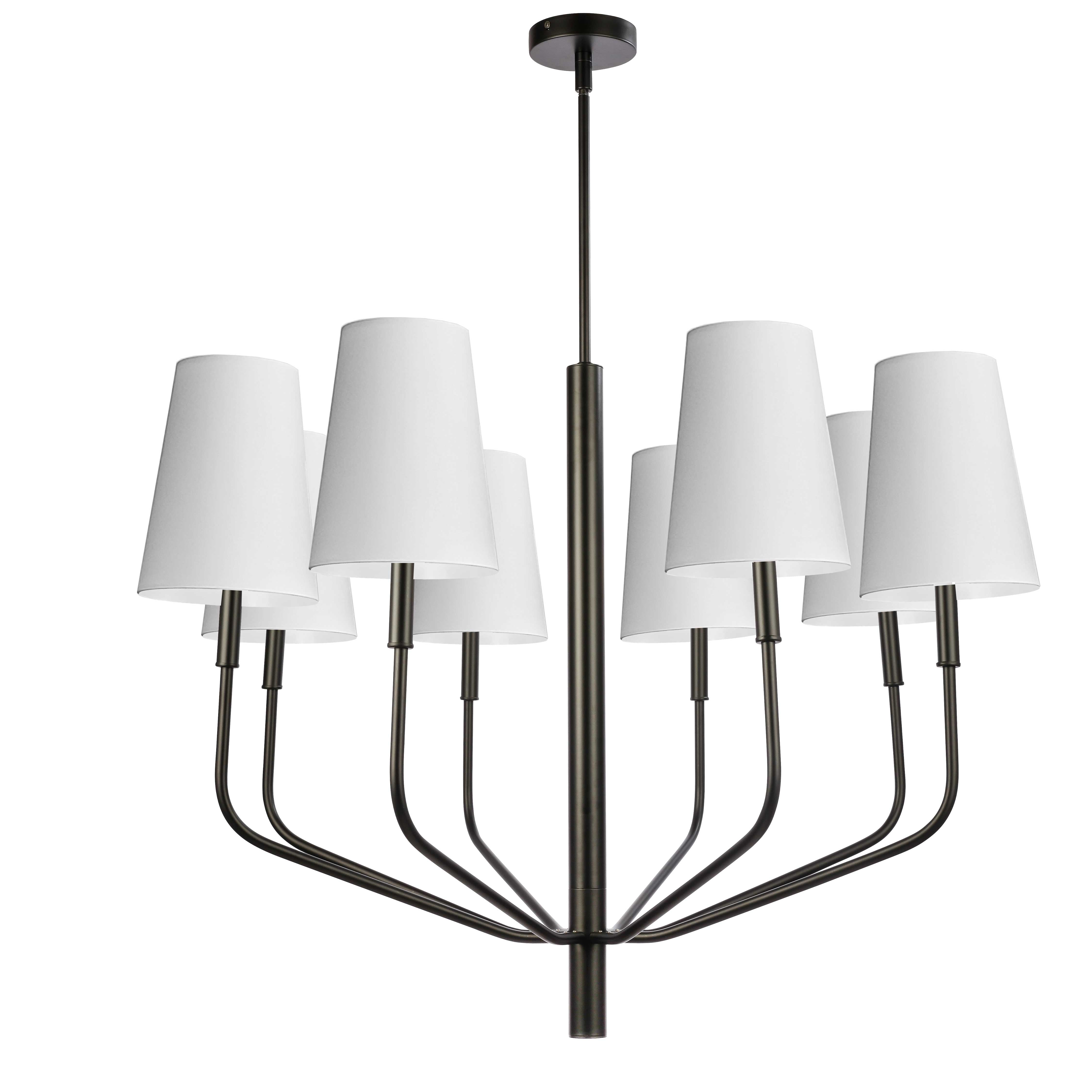 ELEANOR Chandelier Blanc - ELN-368C-MB-790 | DAINOLITE