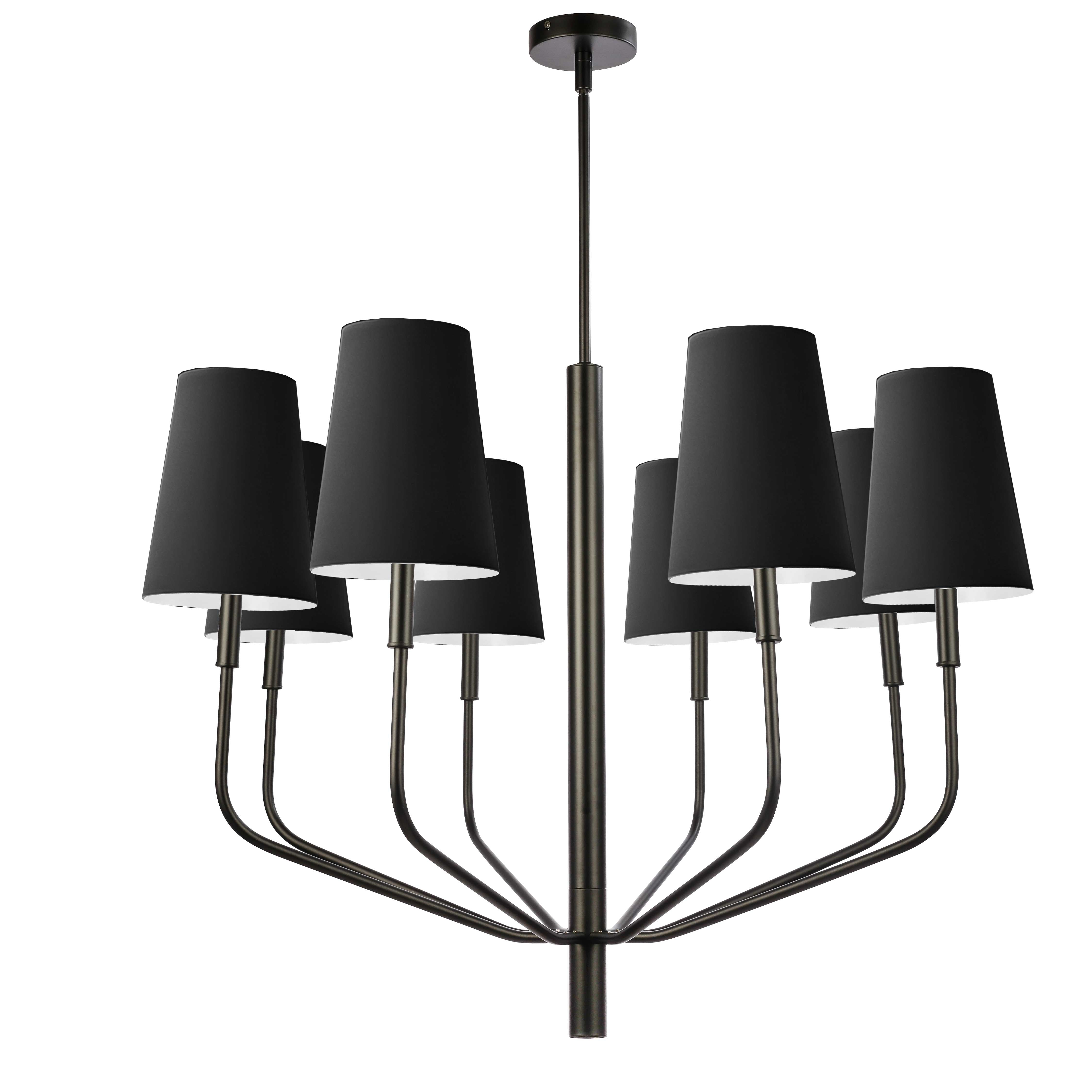 ELEANOR Chandelier Noir - ELN-368C-MB-797 | DAINOLITE