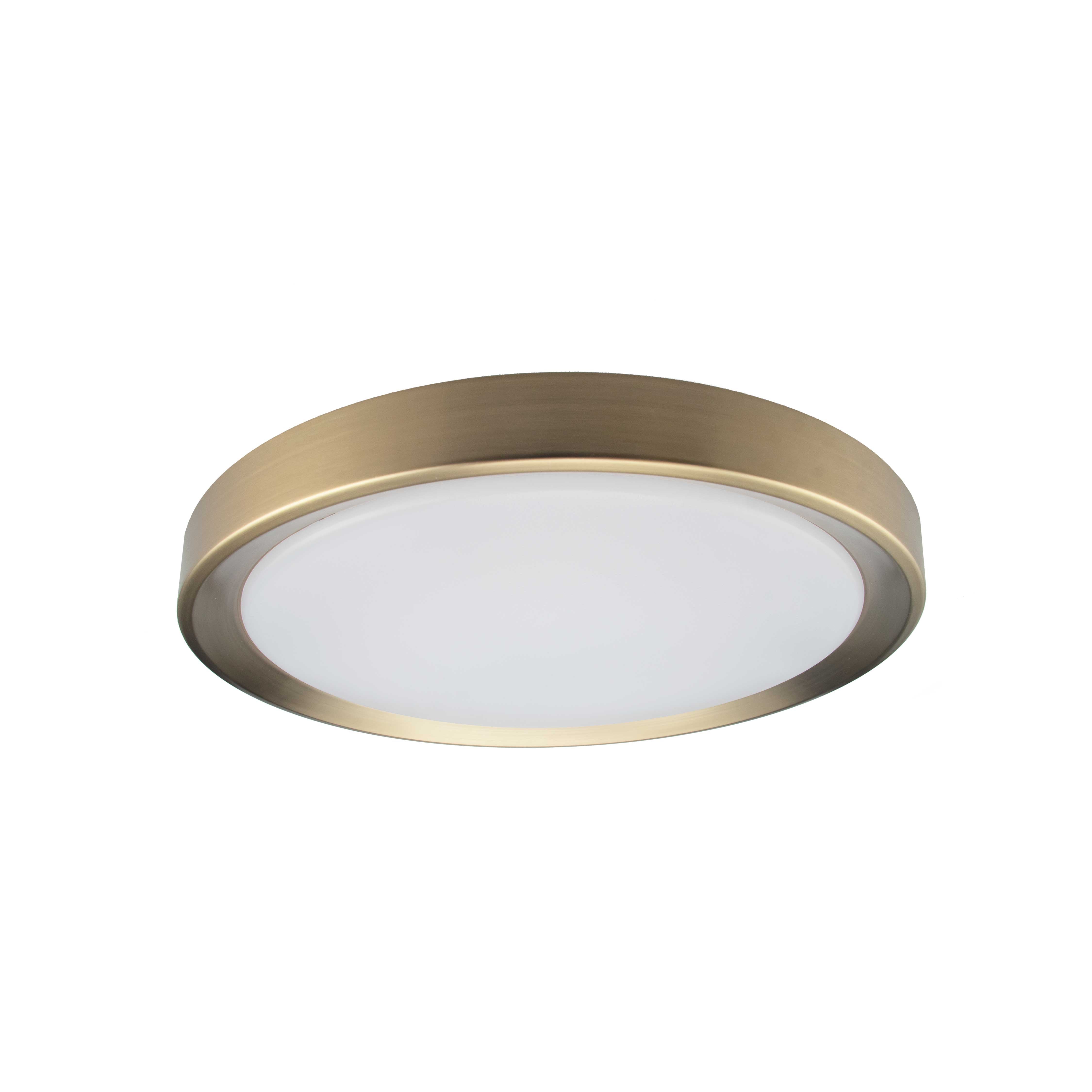 FLYNN Plafonnier Or DEL INTÉGRÉ - FYN-1224LEDFH-AGB | DAINOLITE