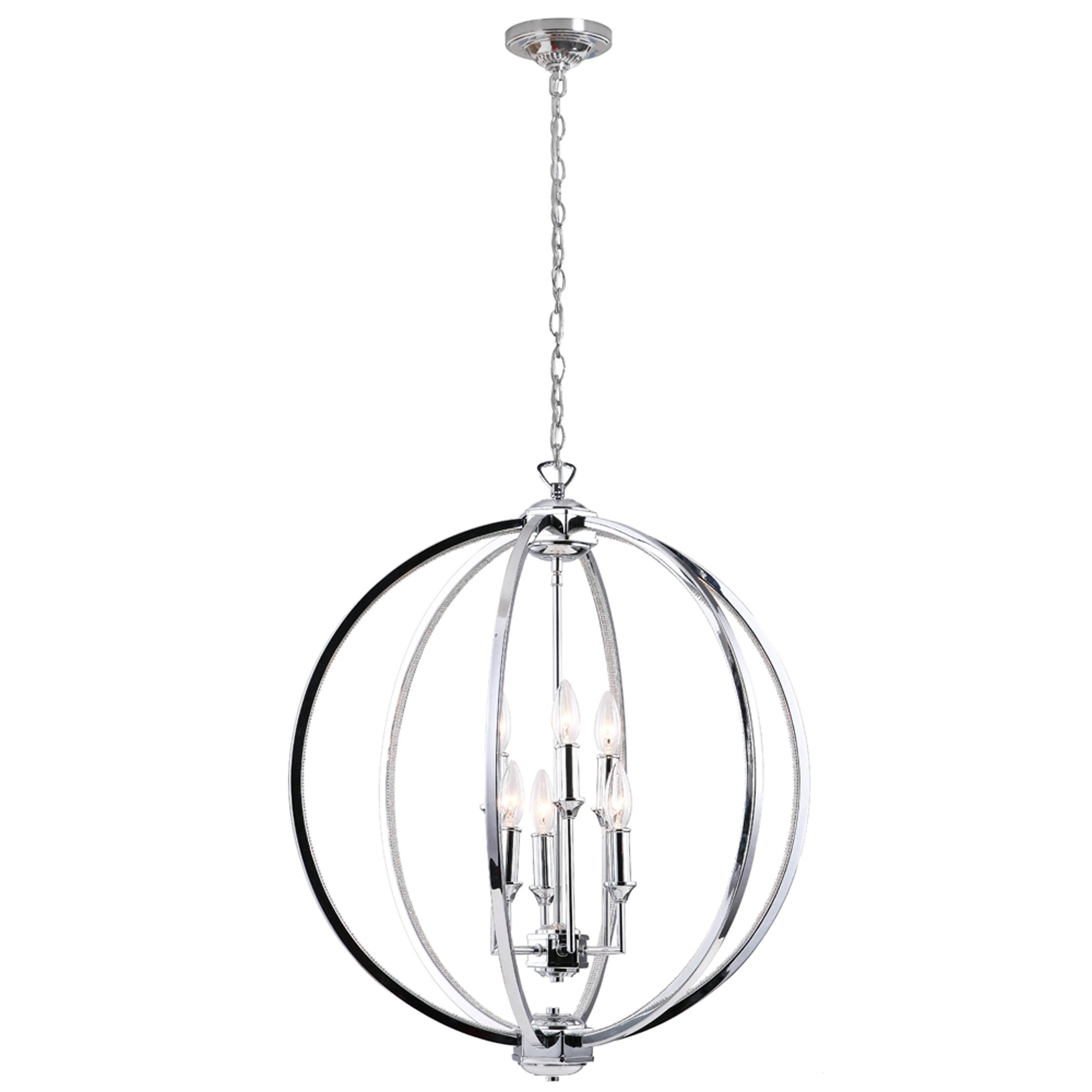 KARLAND Chandelier Chrome - KAR-246C-PC | DAINOLITE