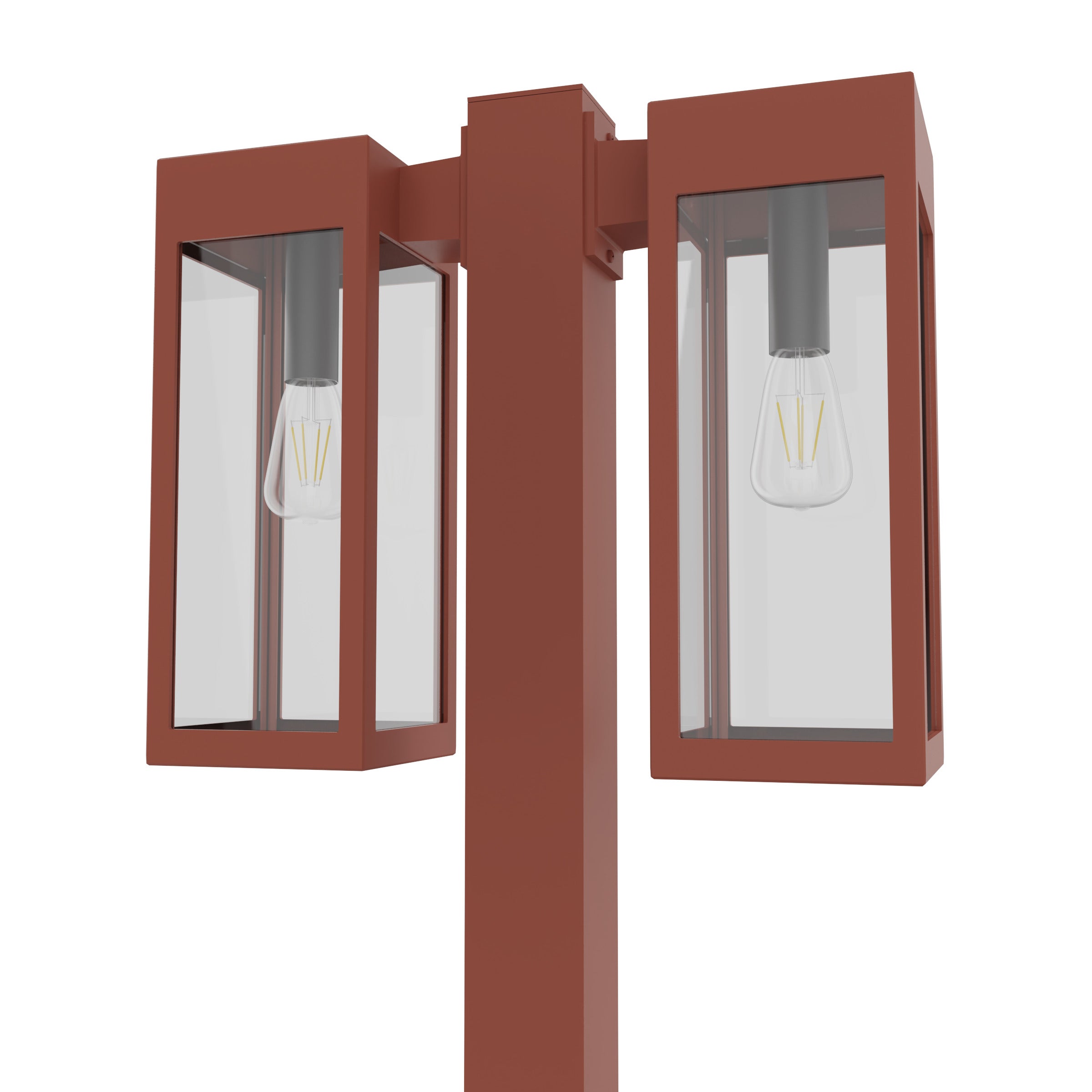 STOCKHOLM Luminaire sur poteau Rouge - KIT 21636-CP51 | Snoc