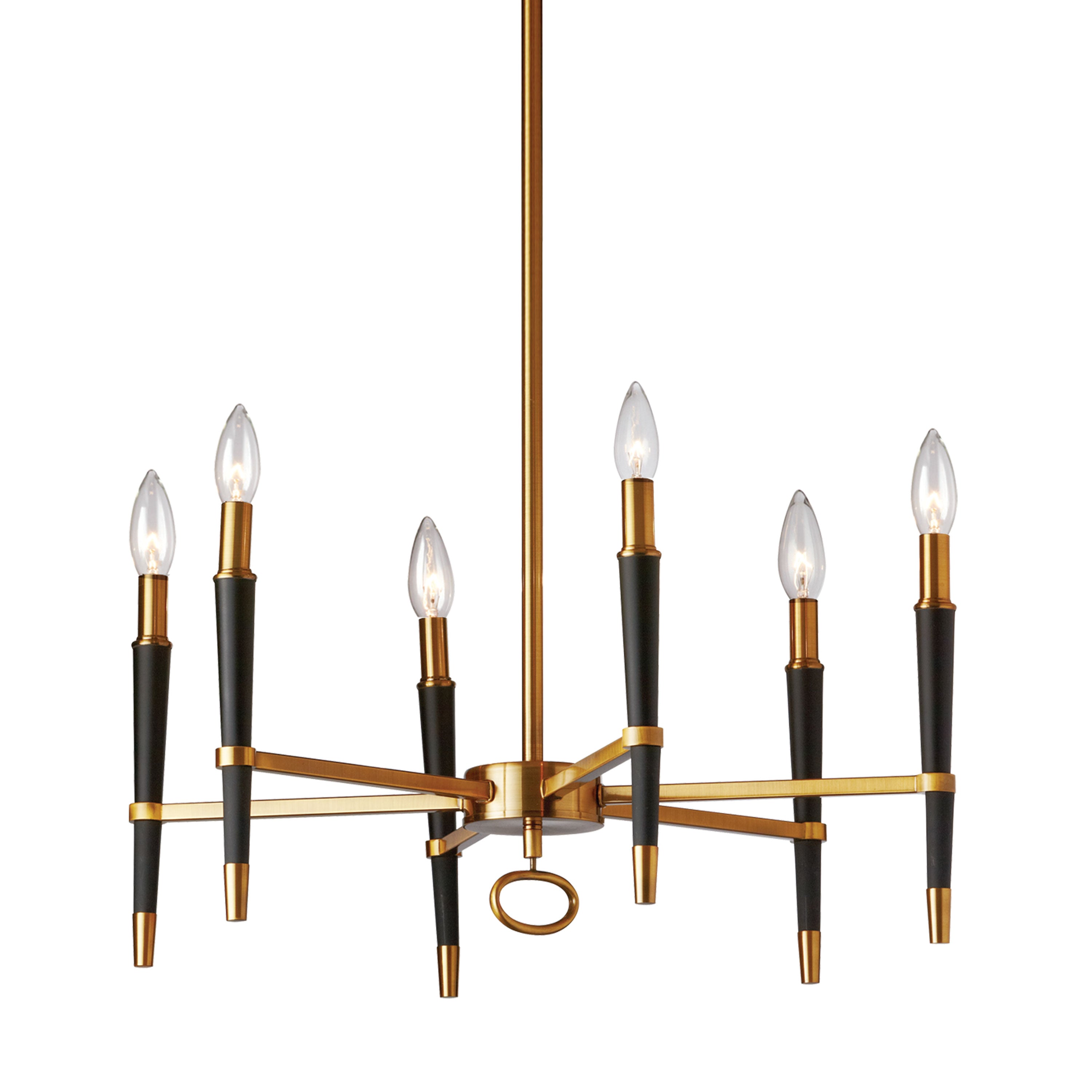 LANGFORD Chandelier Bronze - LAN-246C-VB | DAINOLITE