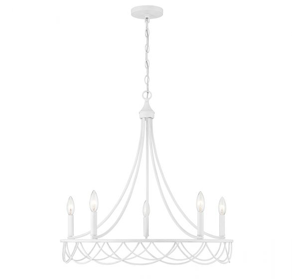 Chandelier White - M100118DW | SAVOYS