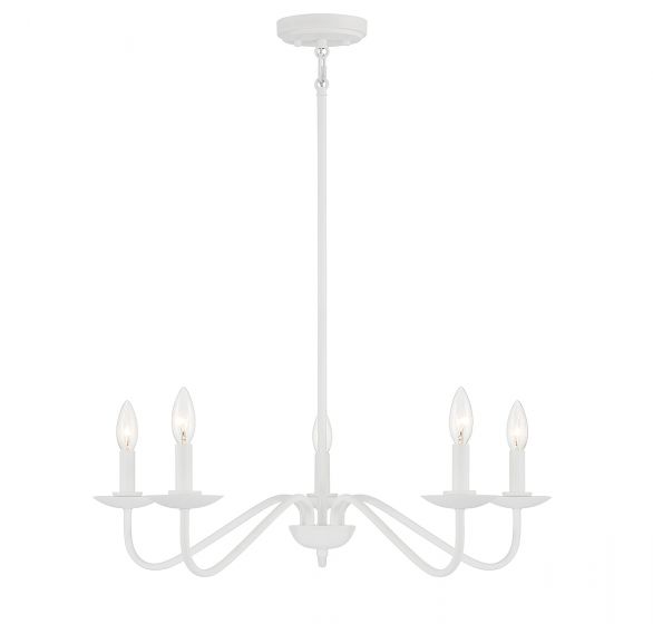 Chandelier White - M100120BQW | SAVOYS