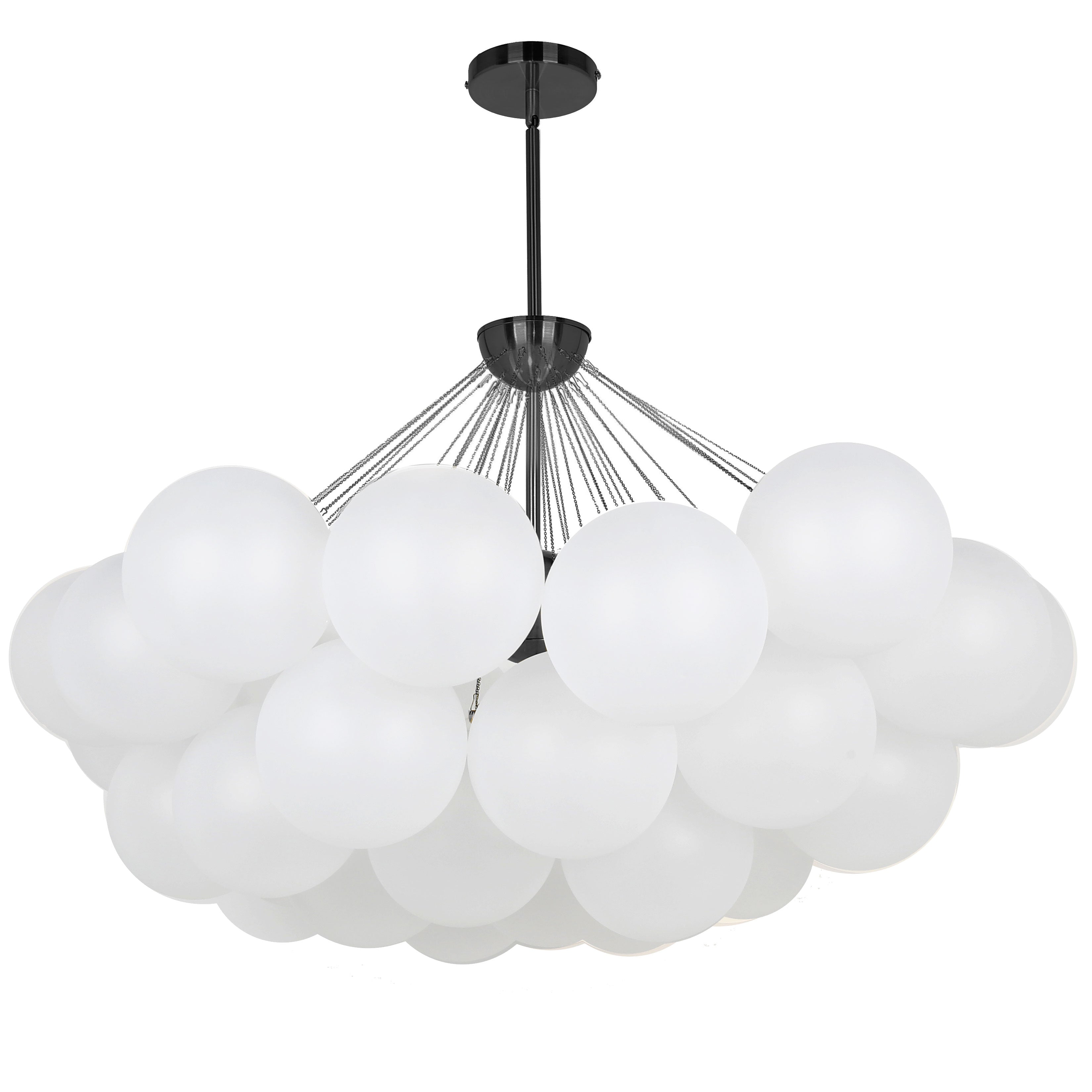 MILES Chandelier White - MLS-358C-MB-FR | DAINOLITE