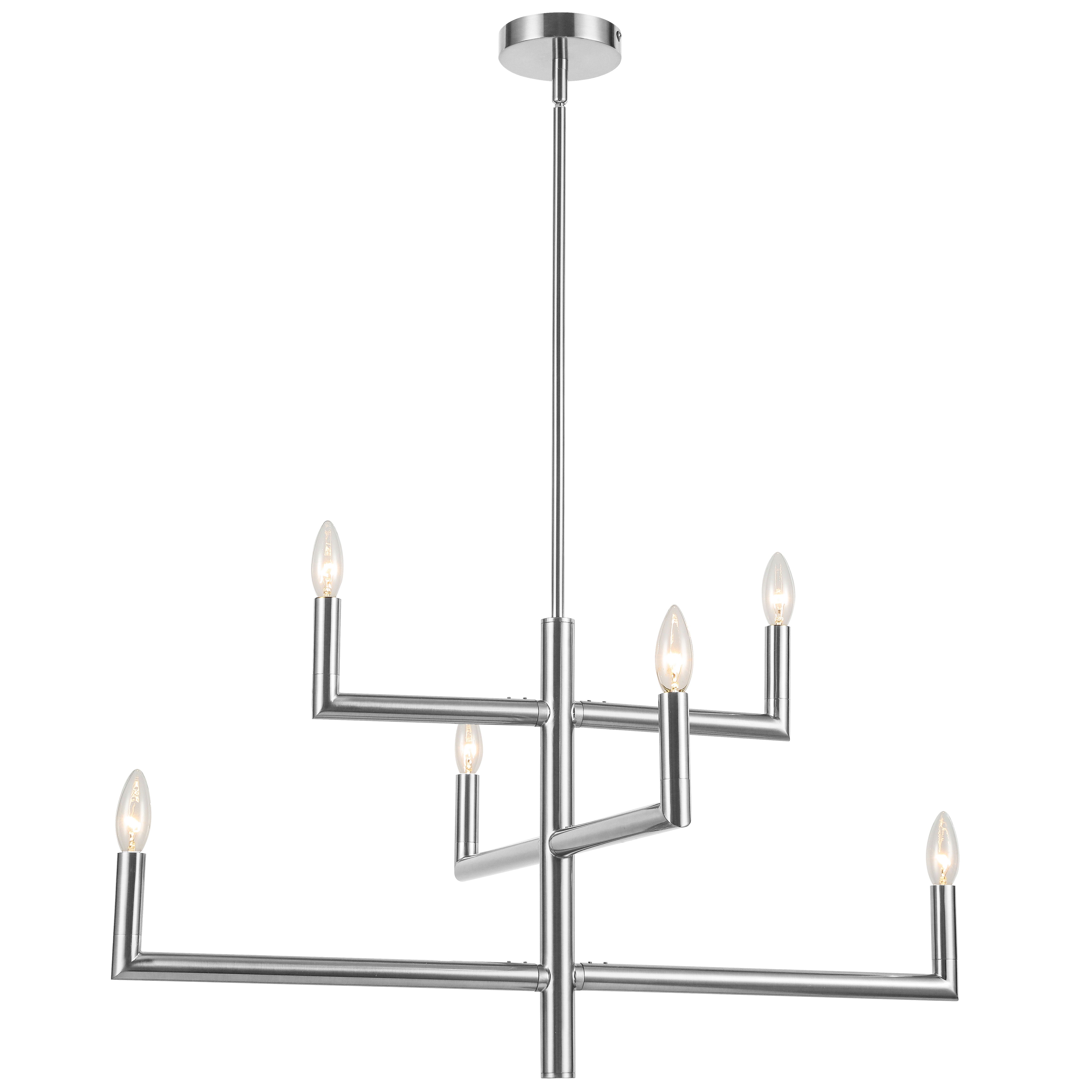 NORA Chandelier Chrome - NOR-326C-PC | DAINOLITE