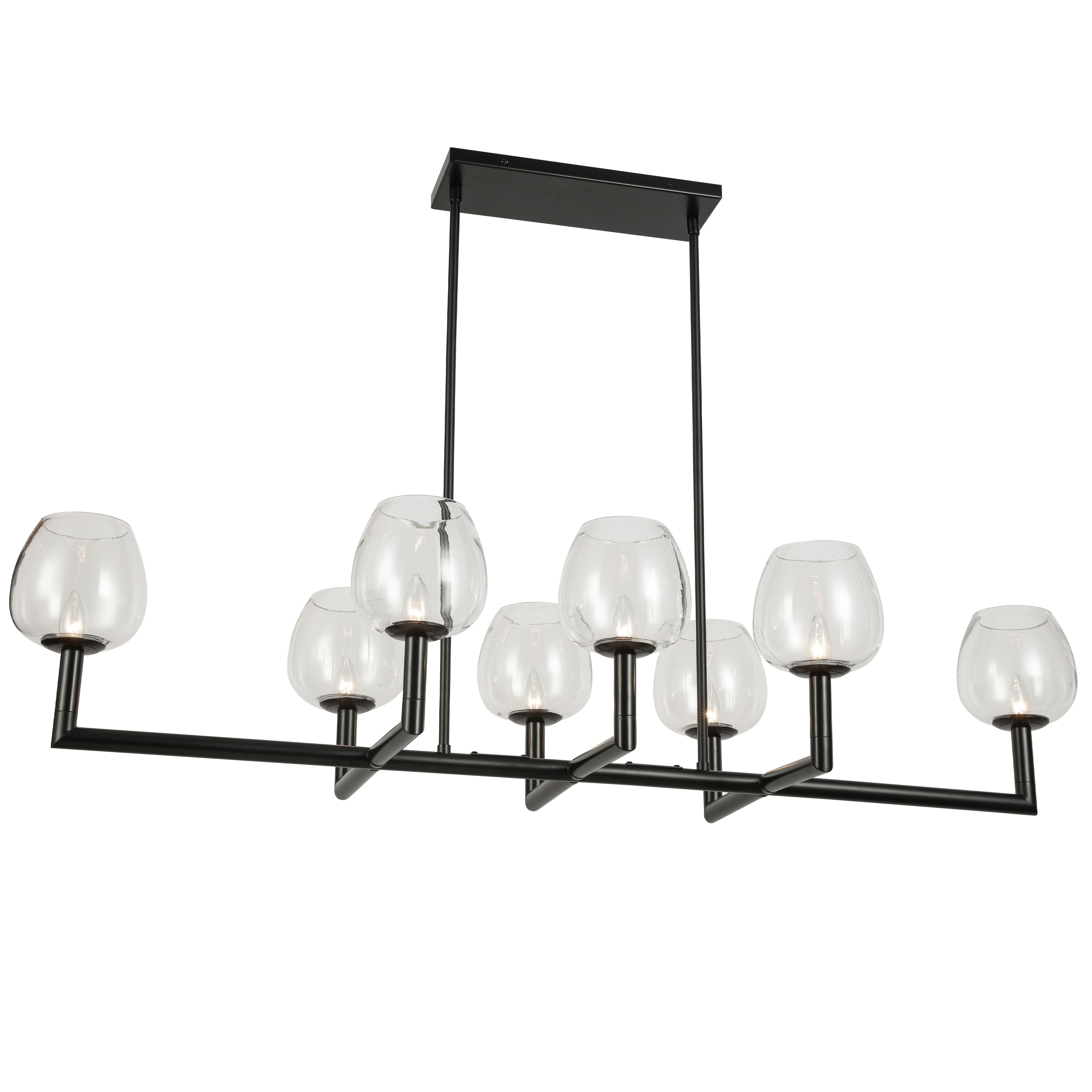 NORA Chandelier Noir - NOR-478HC-MB-CLR | DAINOLITE