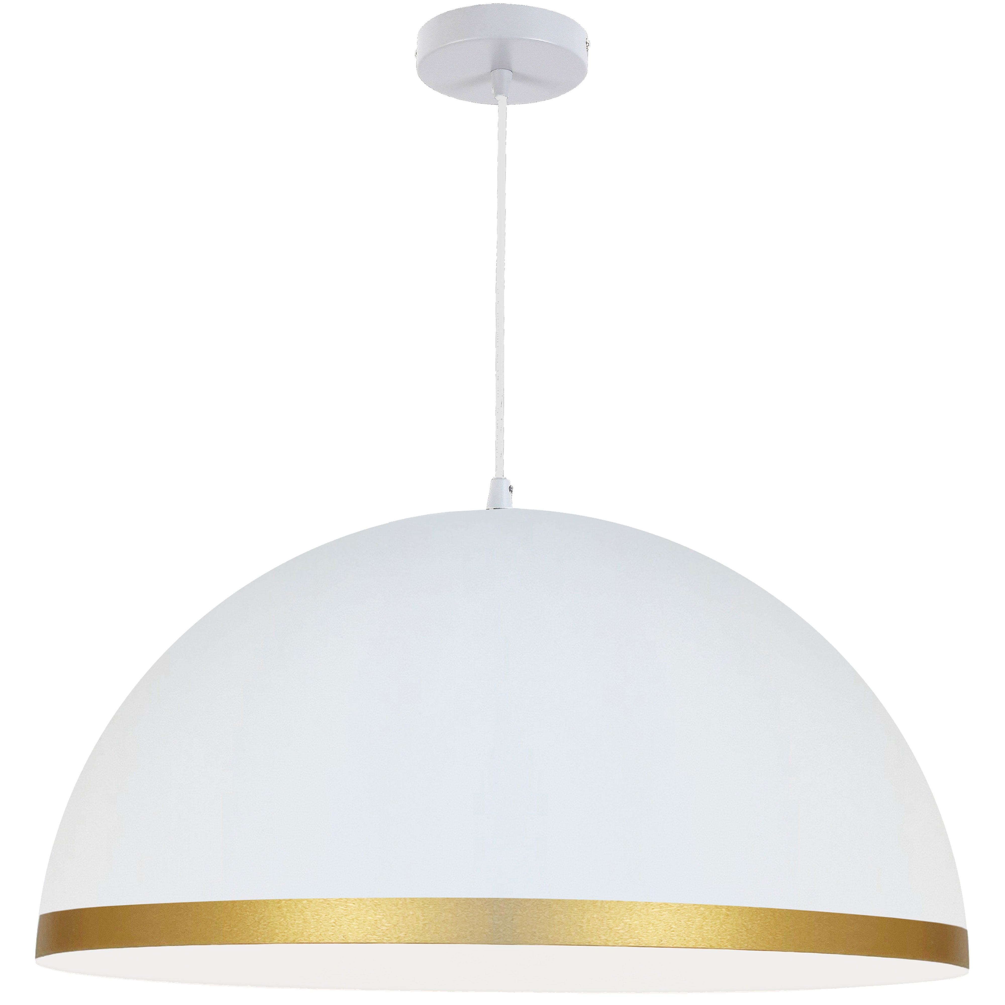 OFELIA Suspension Blanc, Or - OFE-201P-MW-GLD | Dainolite