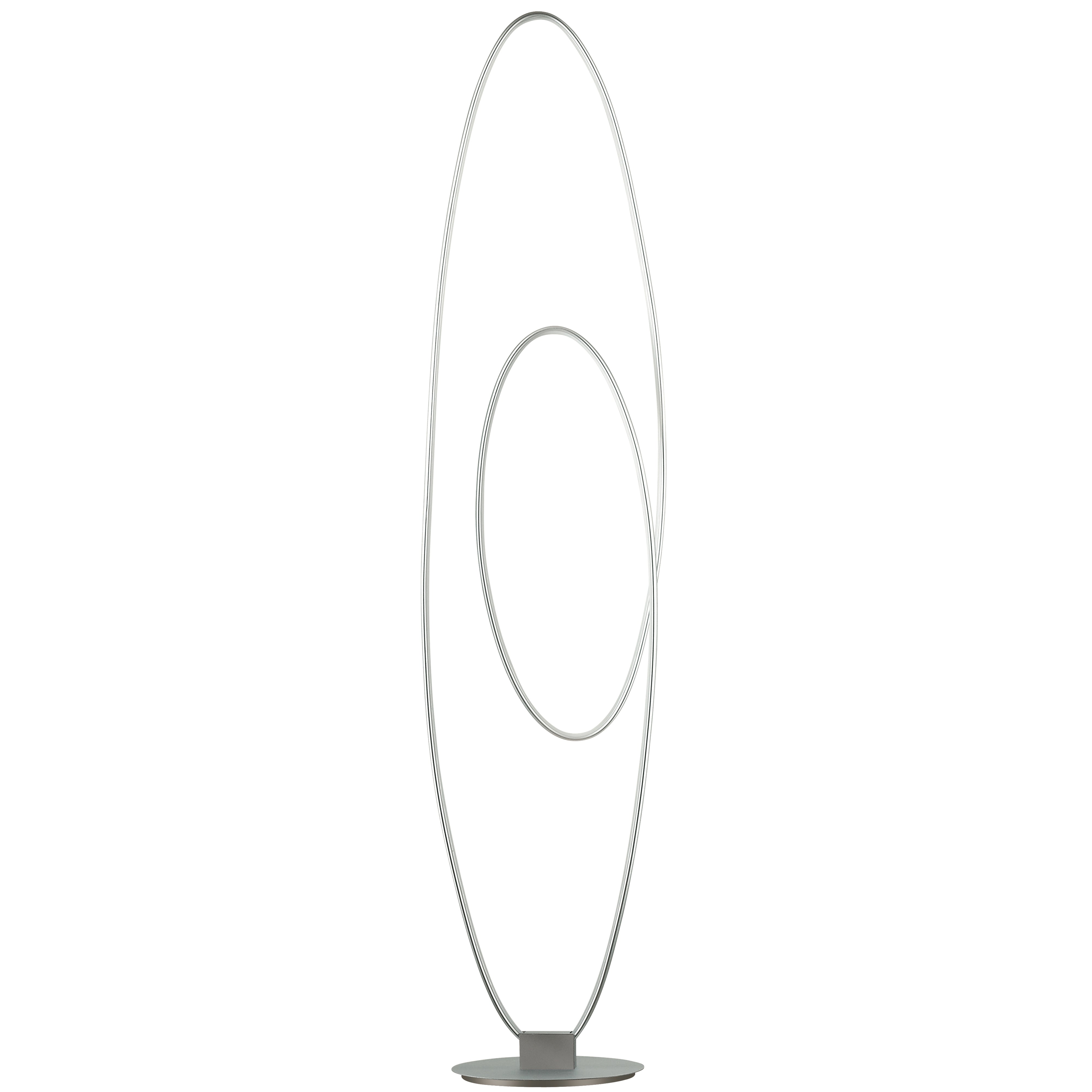 PHOENIX Lampe sur pied Argent DEL INTÉGRÉ - PHX-6060LEDF-SV | DAINOLITE