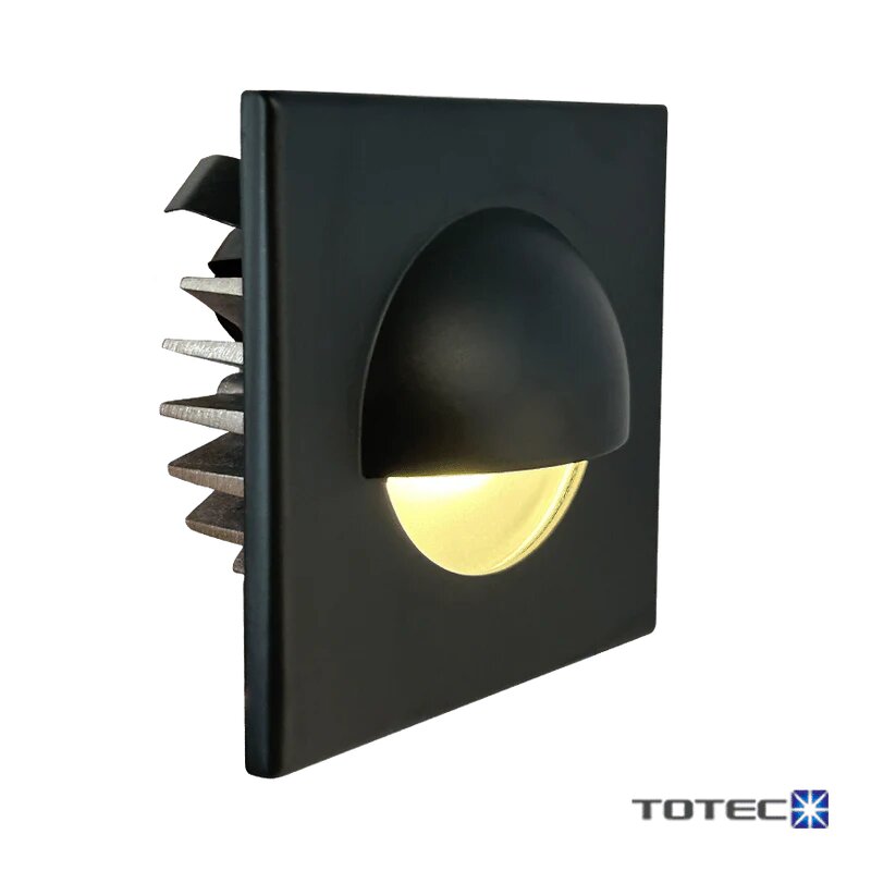 Encastré Noir DEL INTÉGRÉ - PKD502-27KFR-BK | TOTEC