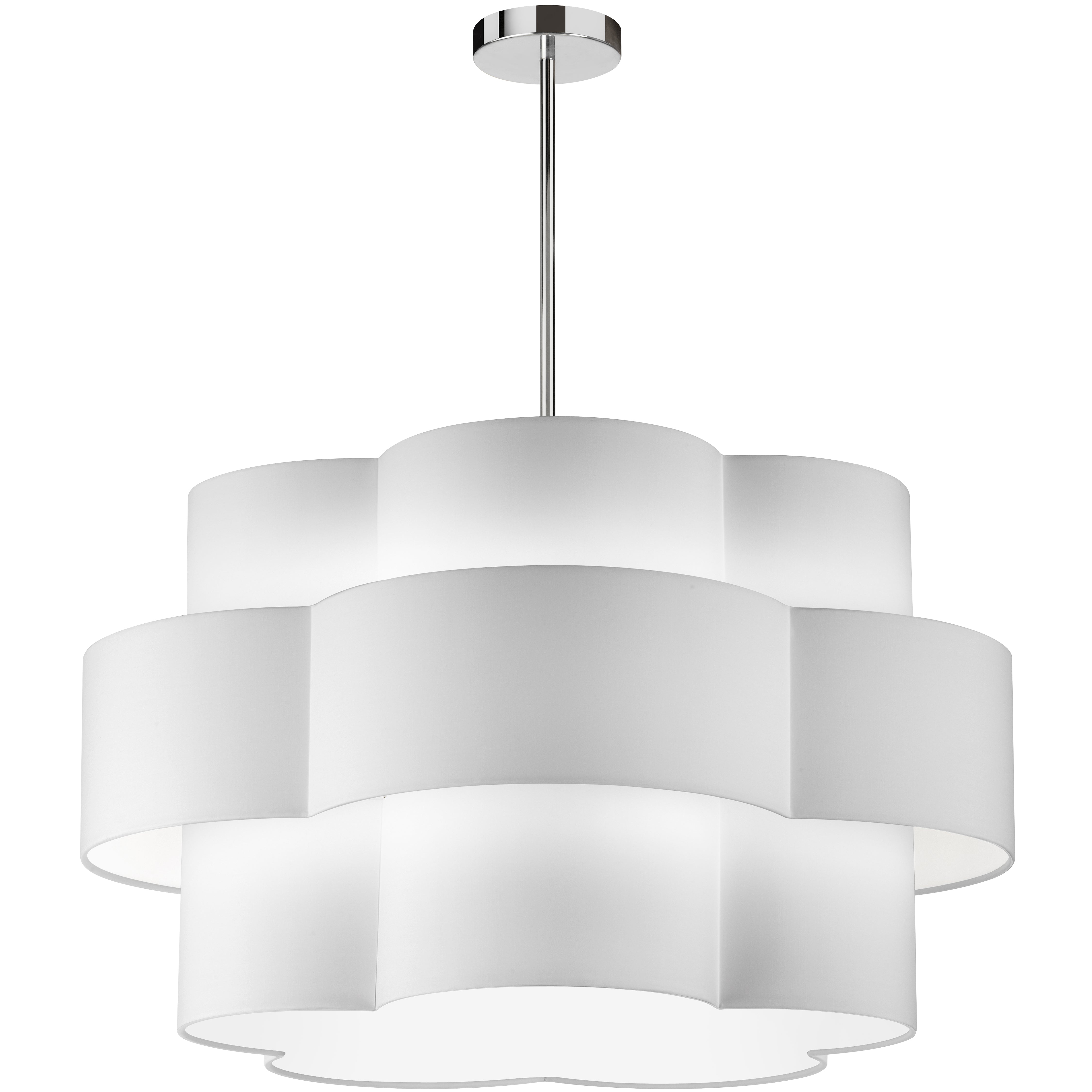 PHLOX Chandelier Blanc - PLX-284C-PC-WH | DAINOLITE