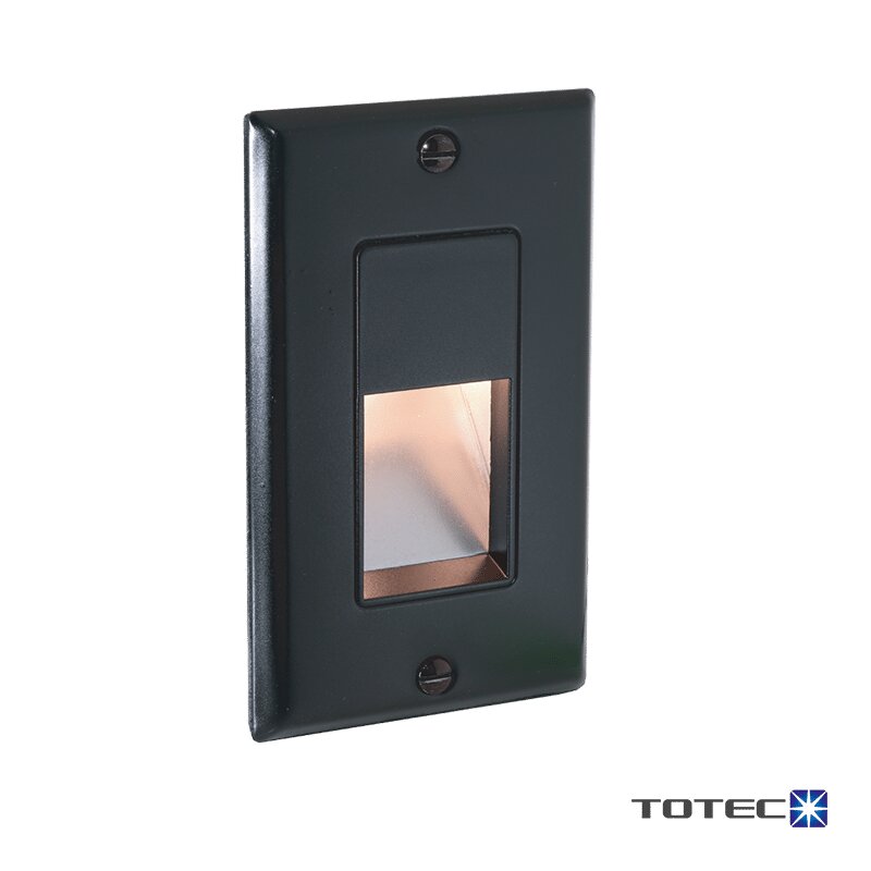 Encastré Noir DEL INTÉGRÉ - SLD-V1205-27K-PBK | Totec