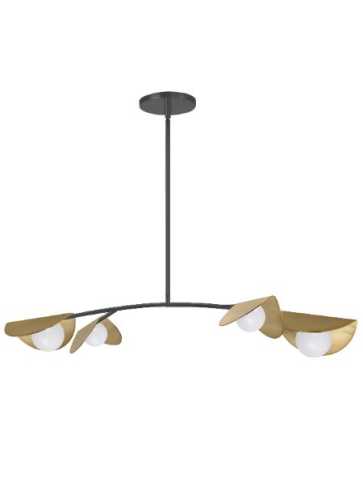 EMMA Pendant Black, Gold - EMM-414HP-MB-AGB | DAINOLITE