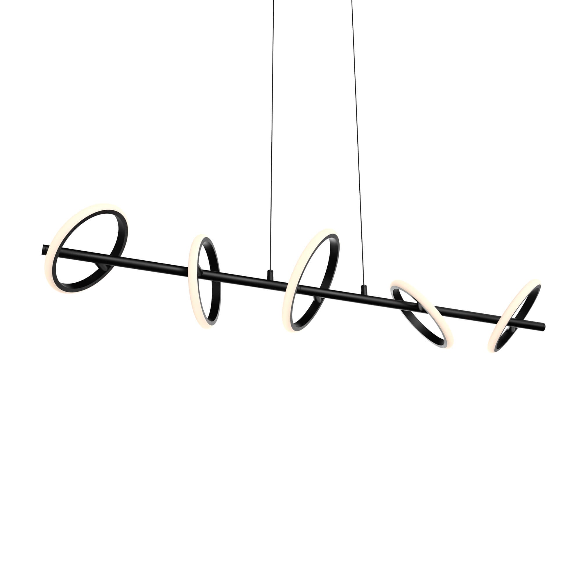 OLYMPIA Suspension lineaire Noir DEL INTÉGRÉ - RRPD5-CC-BK | DALS