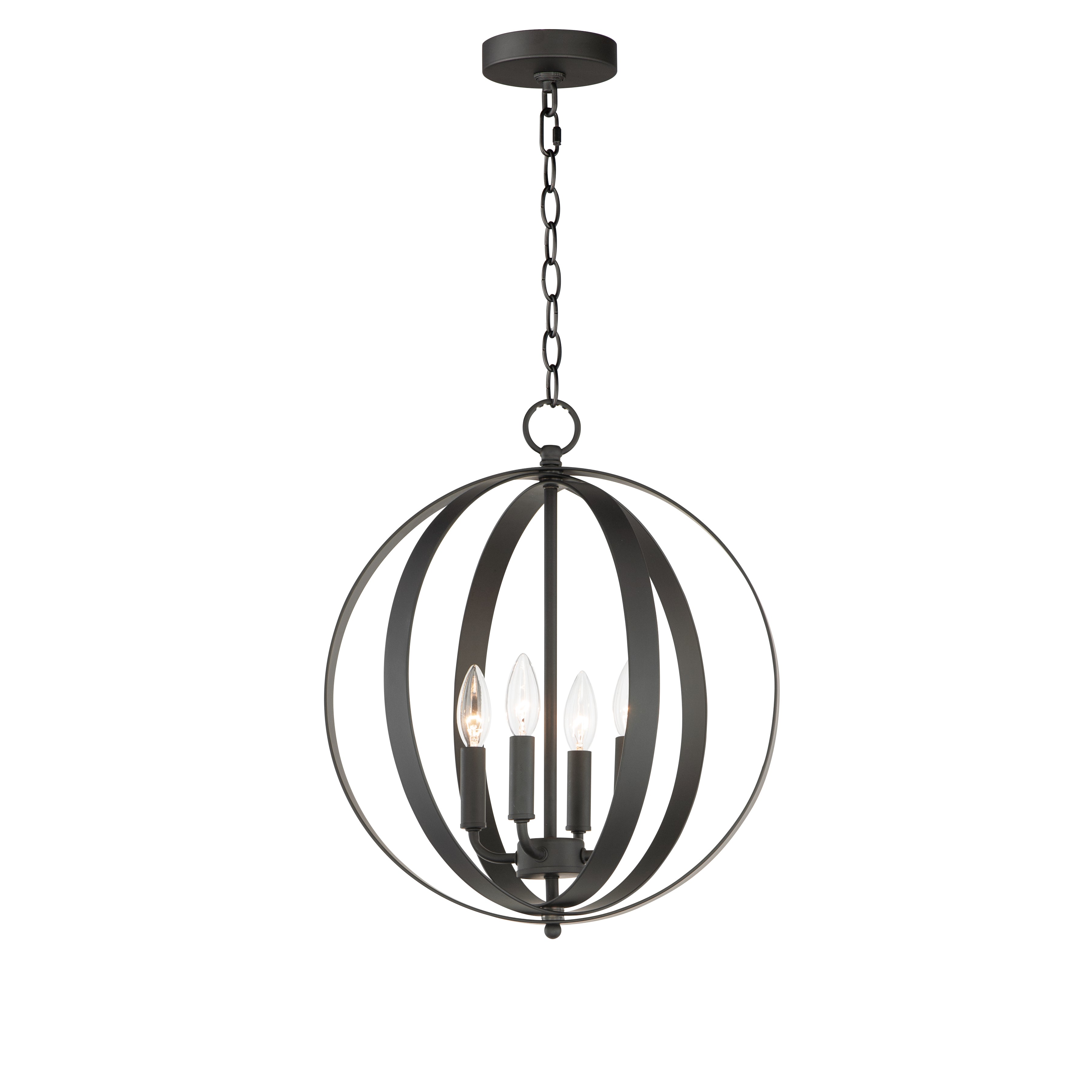 PROVIDENT Chandelier Noir - 10031BK | MAXIM/ET2