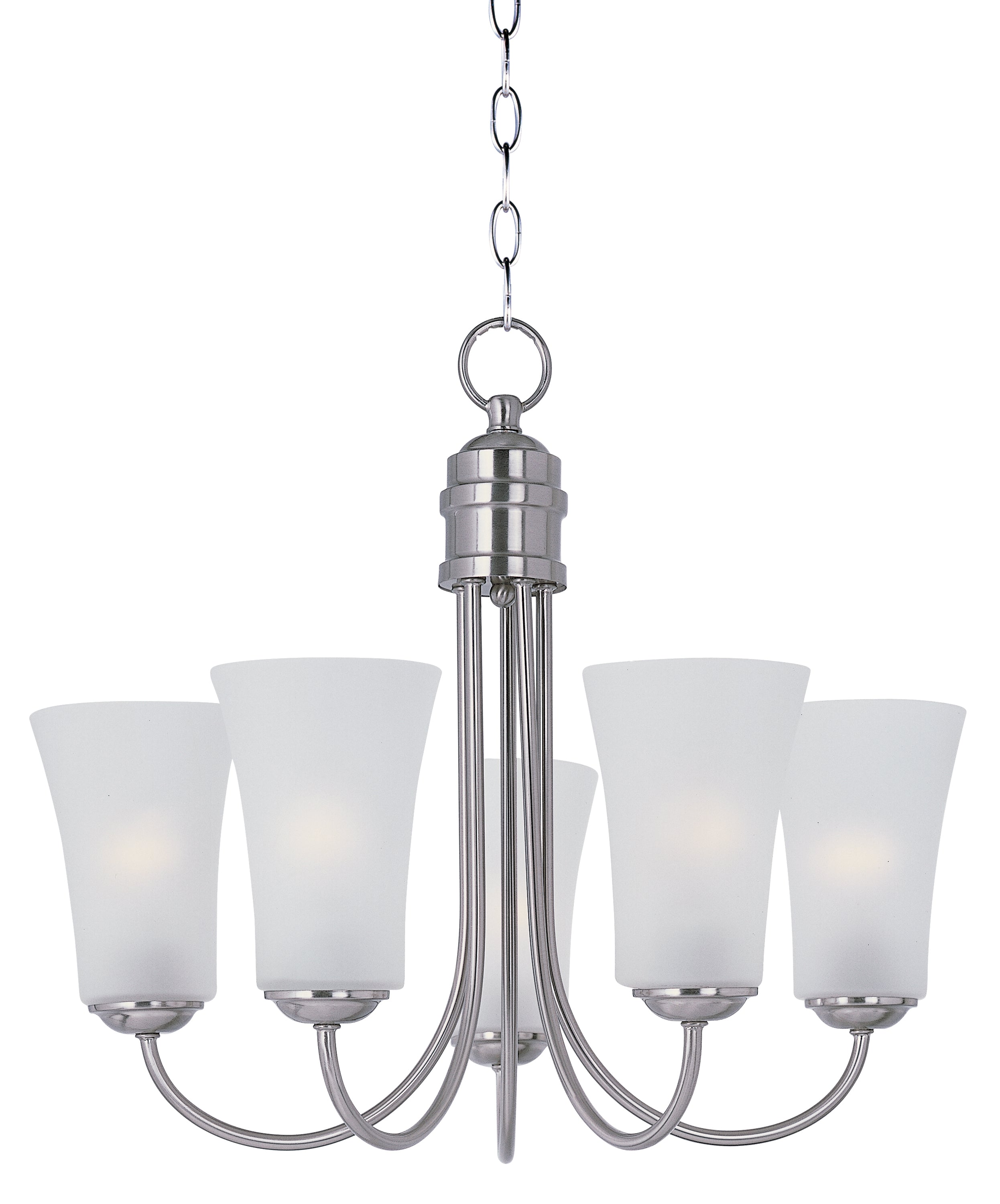 LOGAN Chandelier Nickel - 10045FTSN | MAXIM/ET2