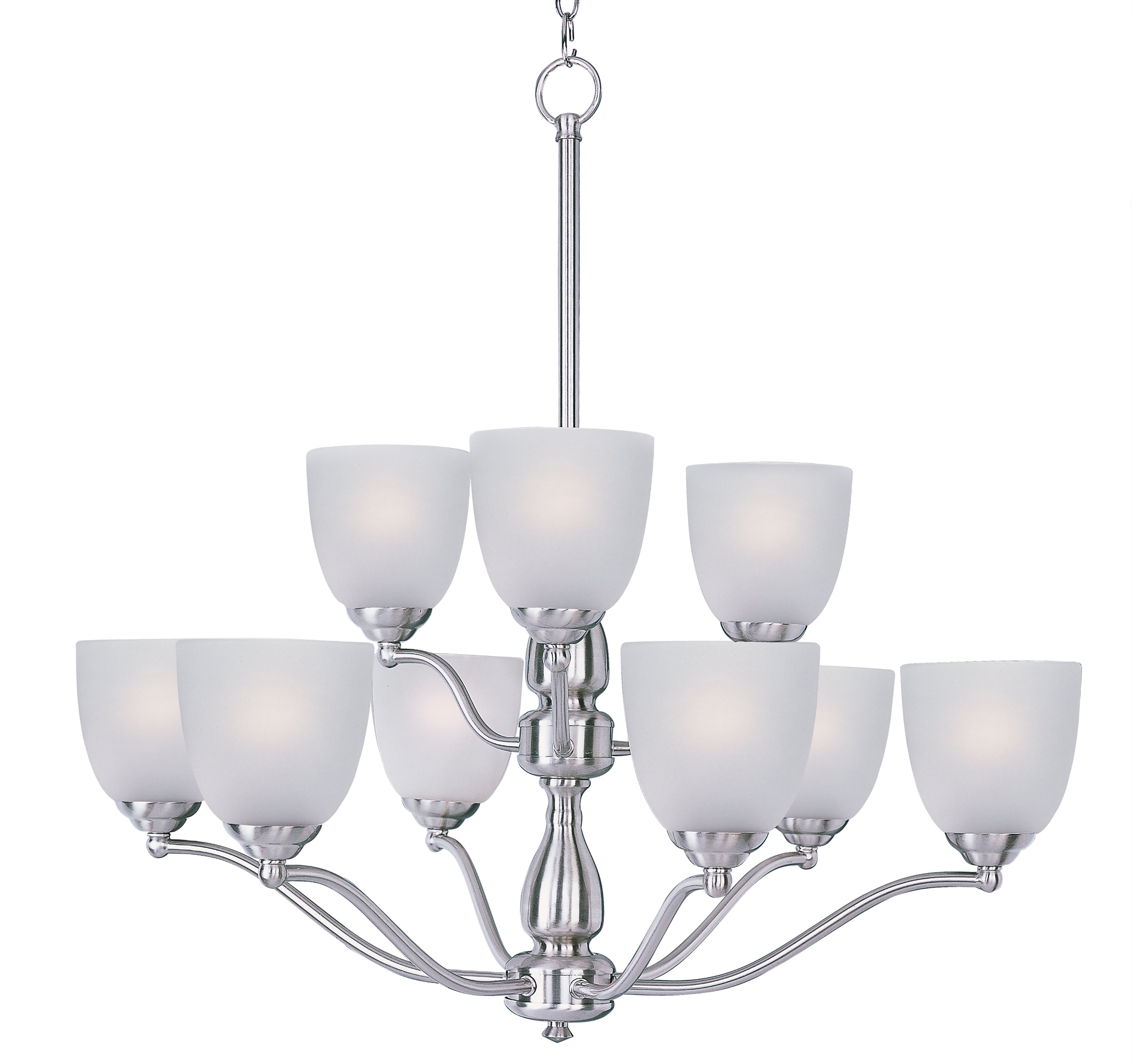 STEFAN Chandelier Nickel - 10066FTSN | MAXIM/ET2