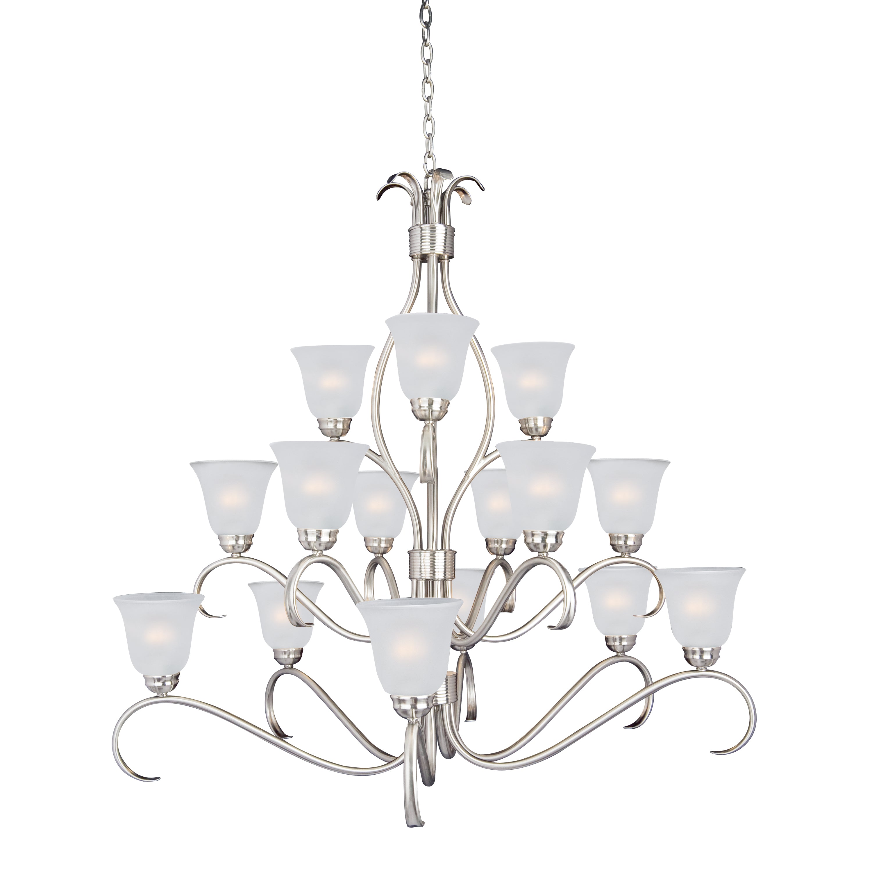 BASIX Chandelier Nickel - 10129FTSN | MAXIM/ET2