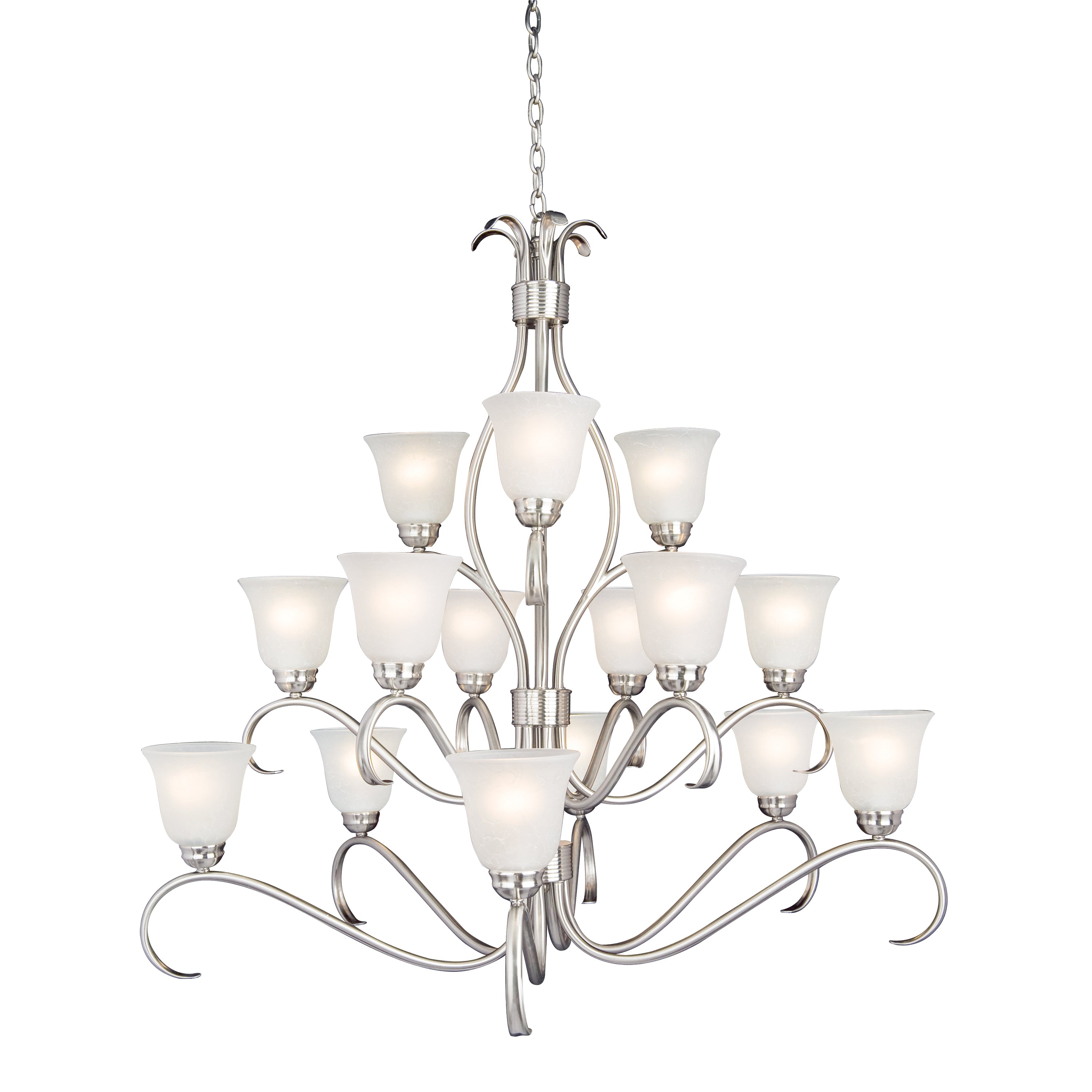 BASIX Chandelier Nickel - 10129ICSN | MAXIM/ET2