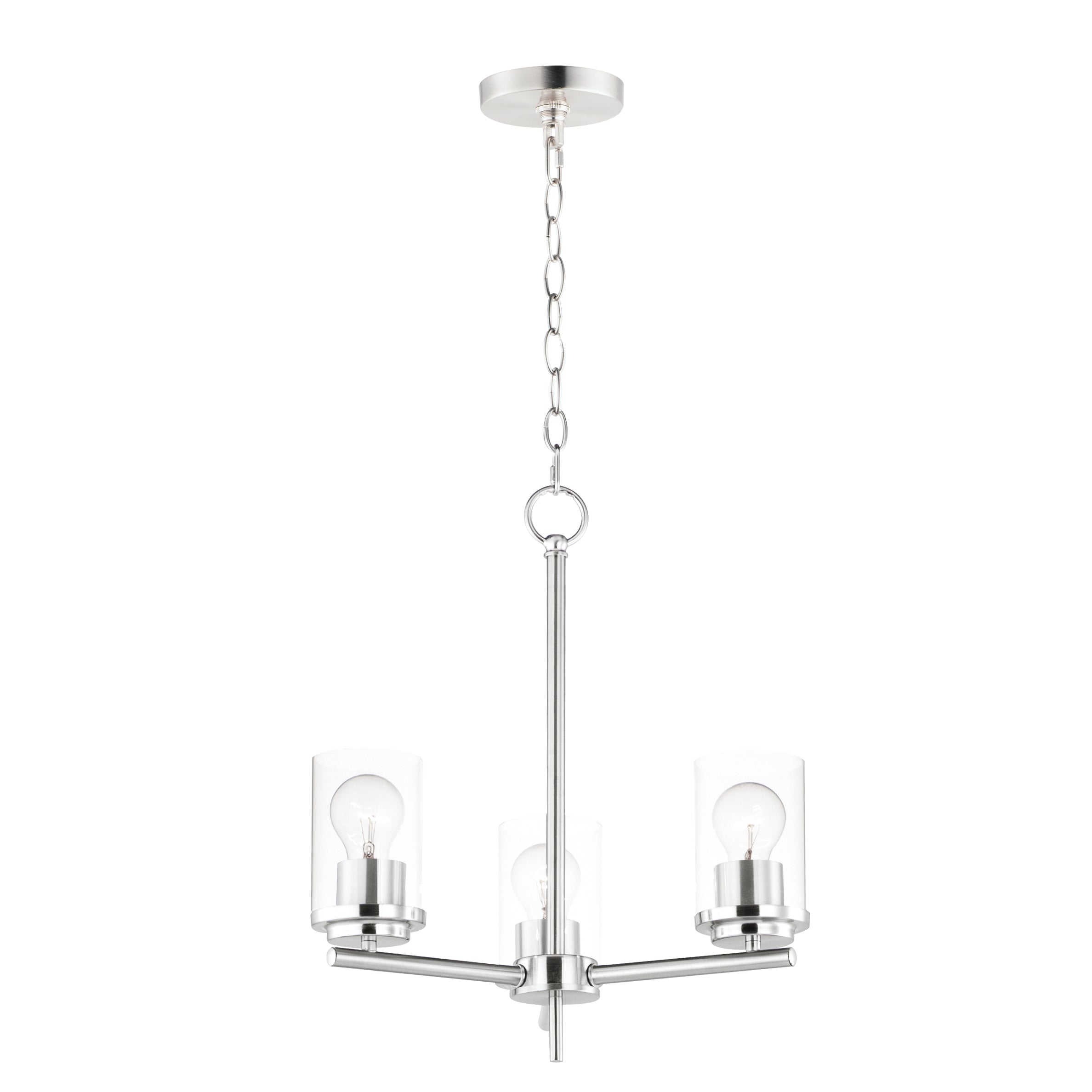 CORONA Chandelier Nickel - 10203CLSN | MAXIM/ET2