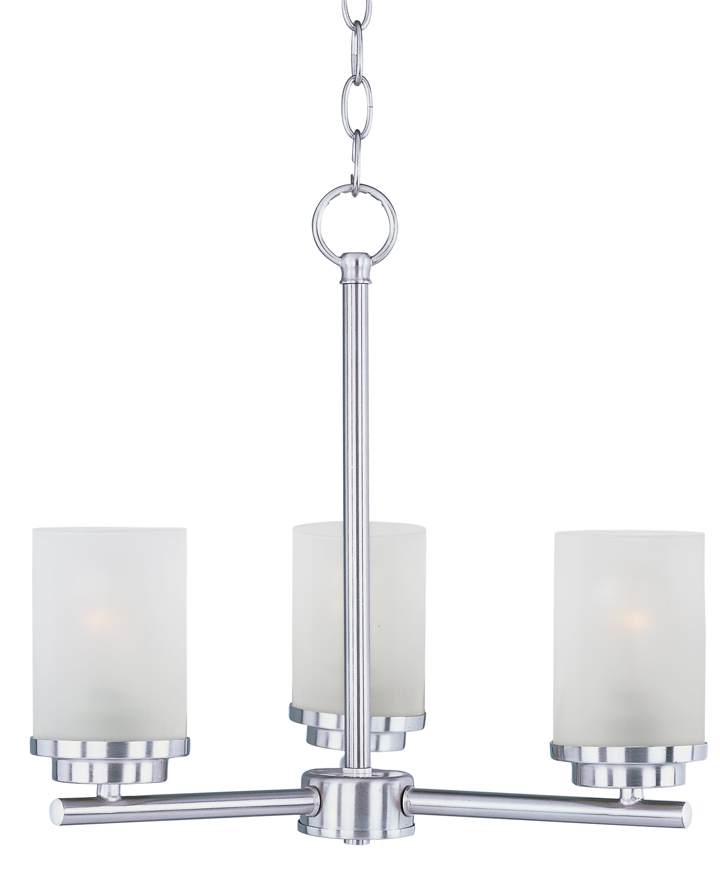 CORONA Chandelier Nickel - 10203FTSN | MAXIM/ET2