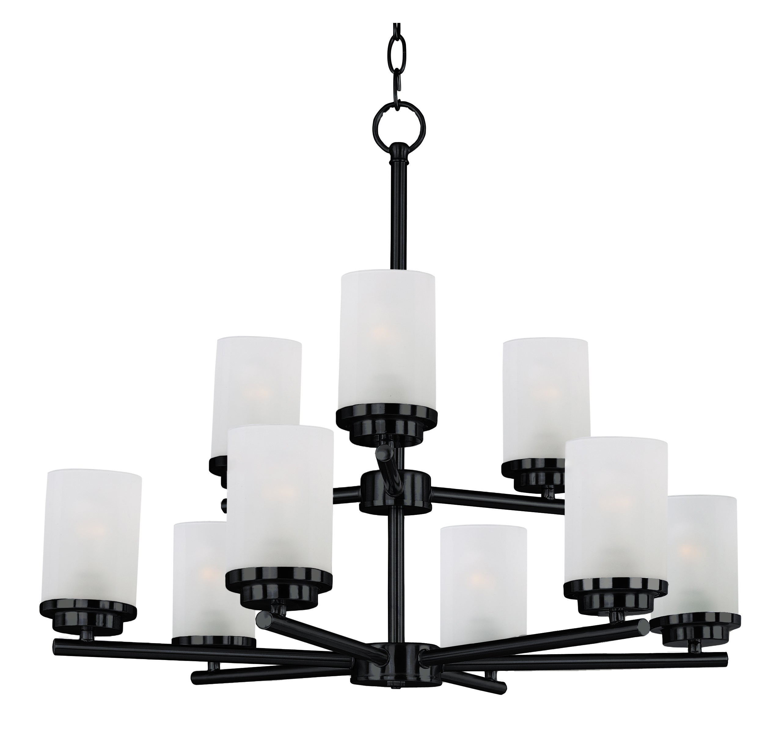 CORONA Chandelier Noir - 10206FTBK | MAXIM/ET2