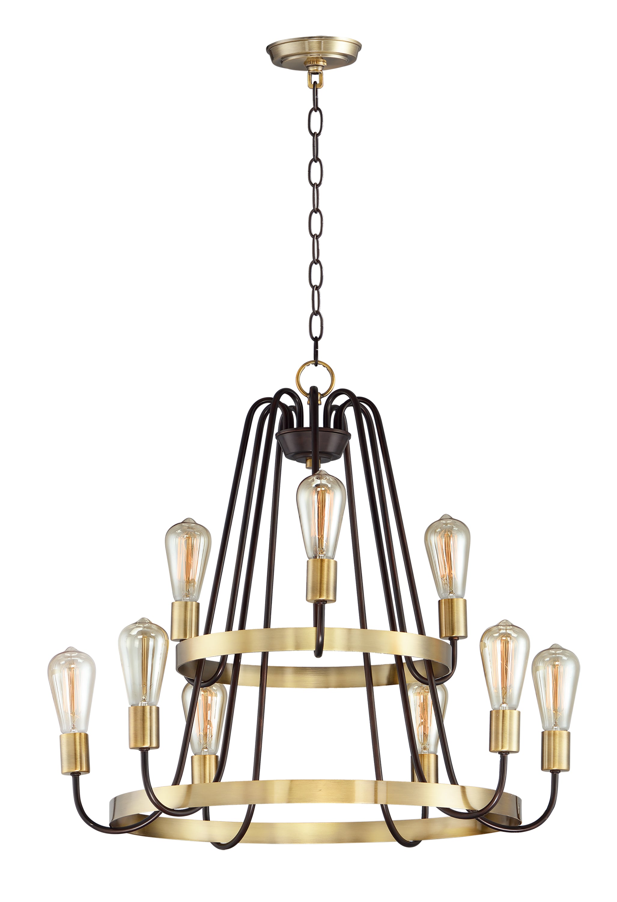 HAVEN Chandelier Bronze, Or - 11737OIAB | MAXIM/ET2