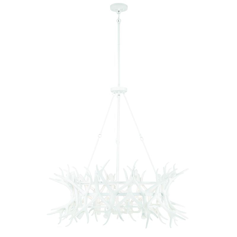 DANIELS Chandelier Blanc - 1-1760-8-80 | SAVOYS