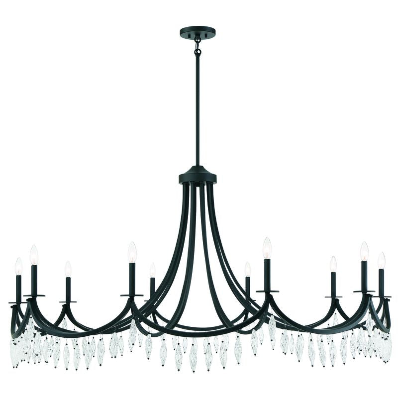 KAMERON Chandelier Noir - 1-1805-10-89 | SAVOYS