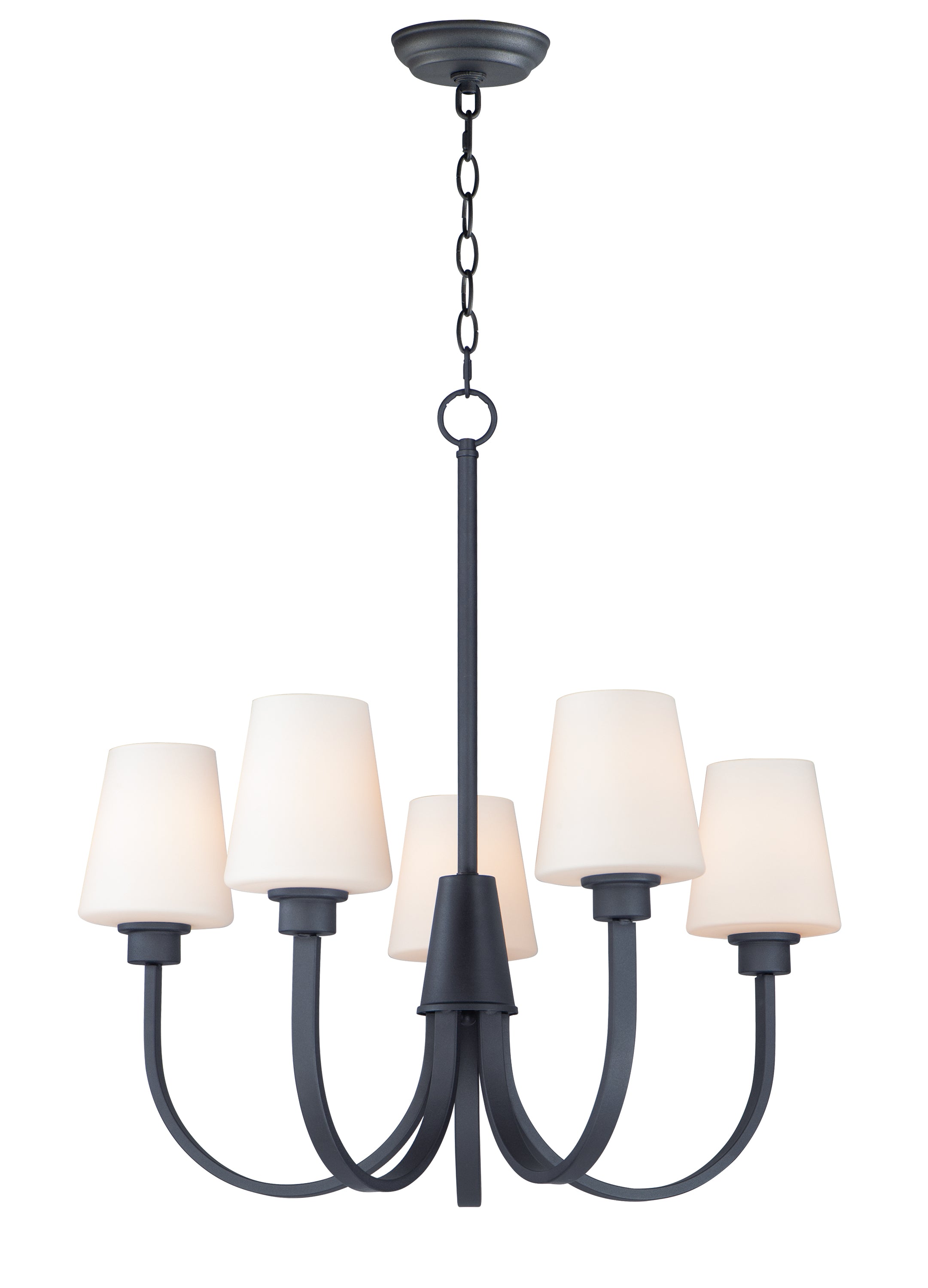 SHELTER Chandelier Noir - 11825SWBK | MAXIM/ET2