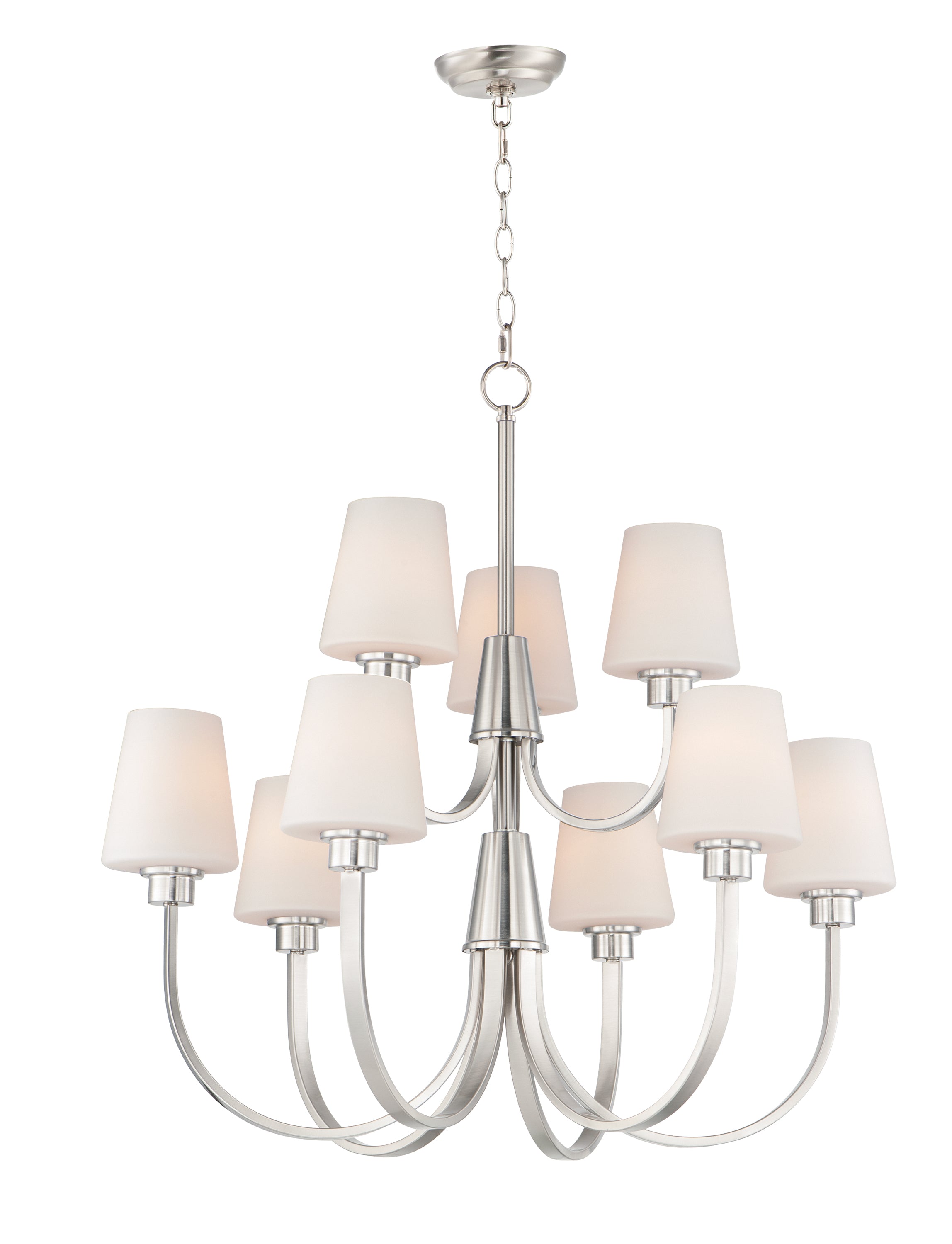 SHELTER Chandelier Nickel - 11826SWSN | MAXIM/ET2