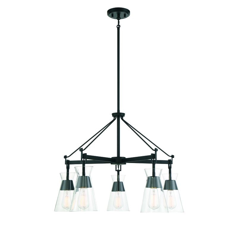 LAKEWOOD Chandelier Noir - 1-1832-5-89 | SAVOYS