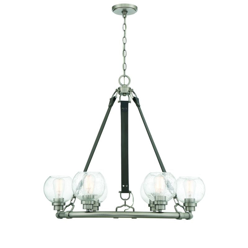 BOZEMAN Chandelier Nickel - 1-1838-6-154 | SAVOYS