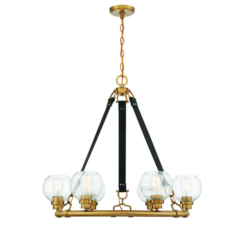 BOZEMAN Chandelier Or - 1-1838-6-322 | SAVOYS