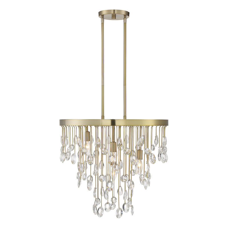 LIVORNO Chandelier Or - 1-1846-4-127 | SAVOYS