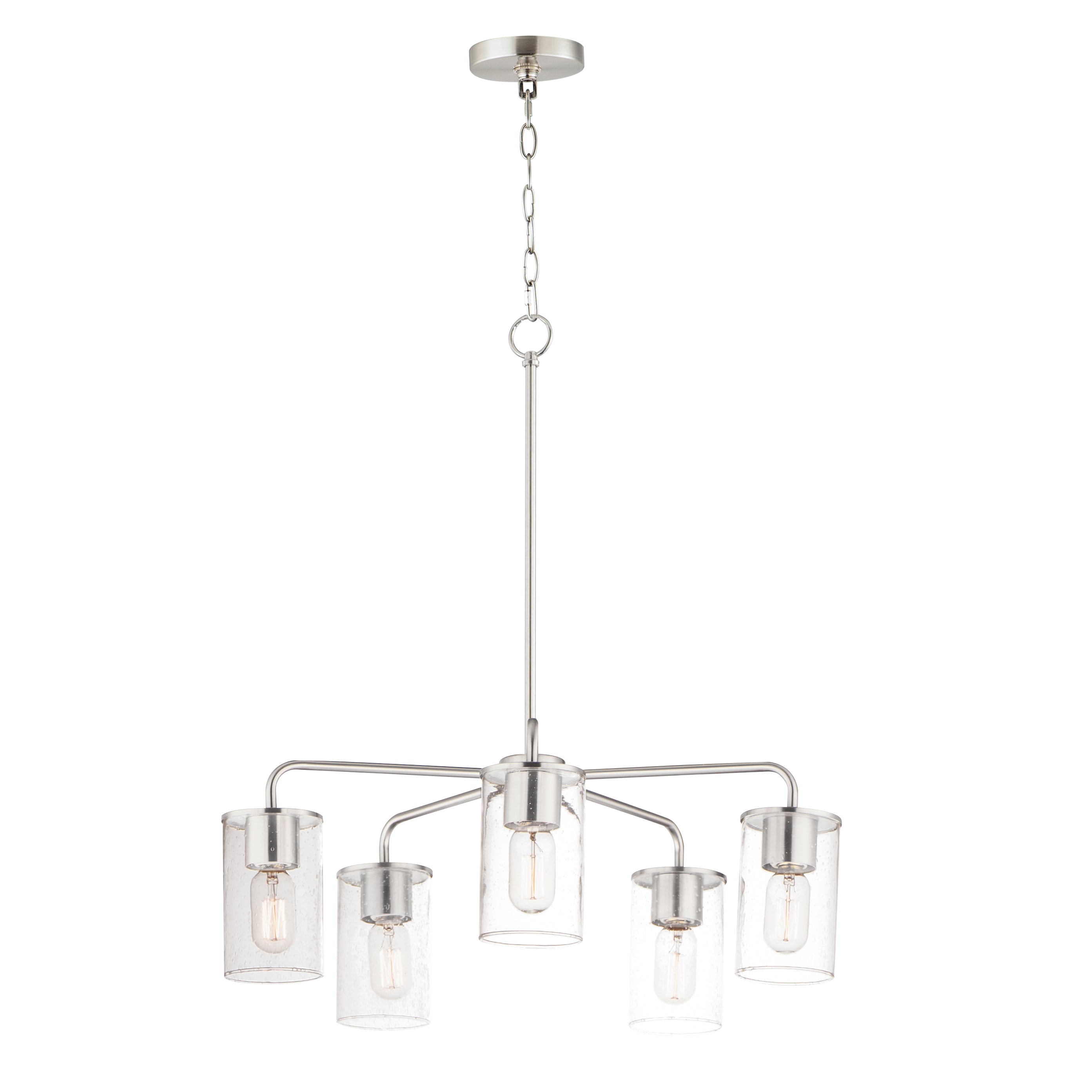 SLEEK Chandelier Nickel - 11846CDSN | MAXIM/ET2