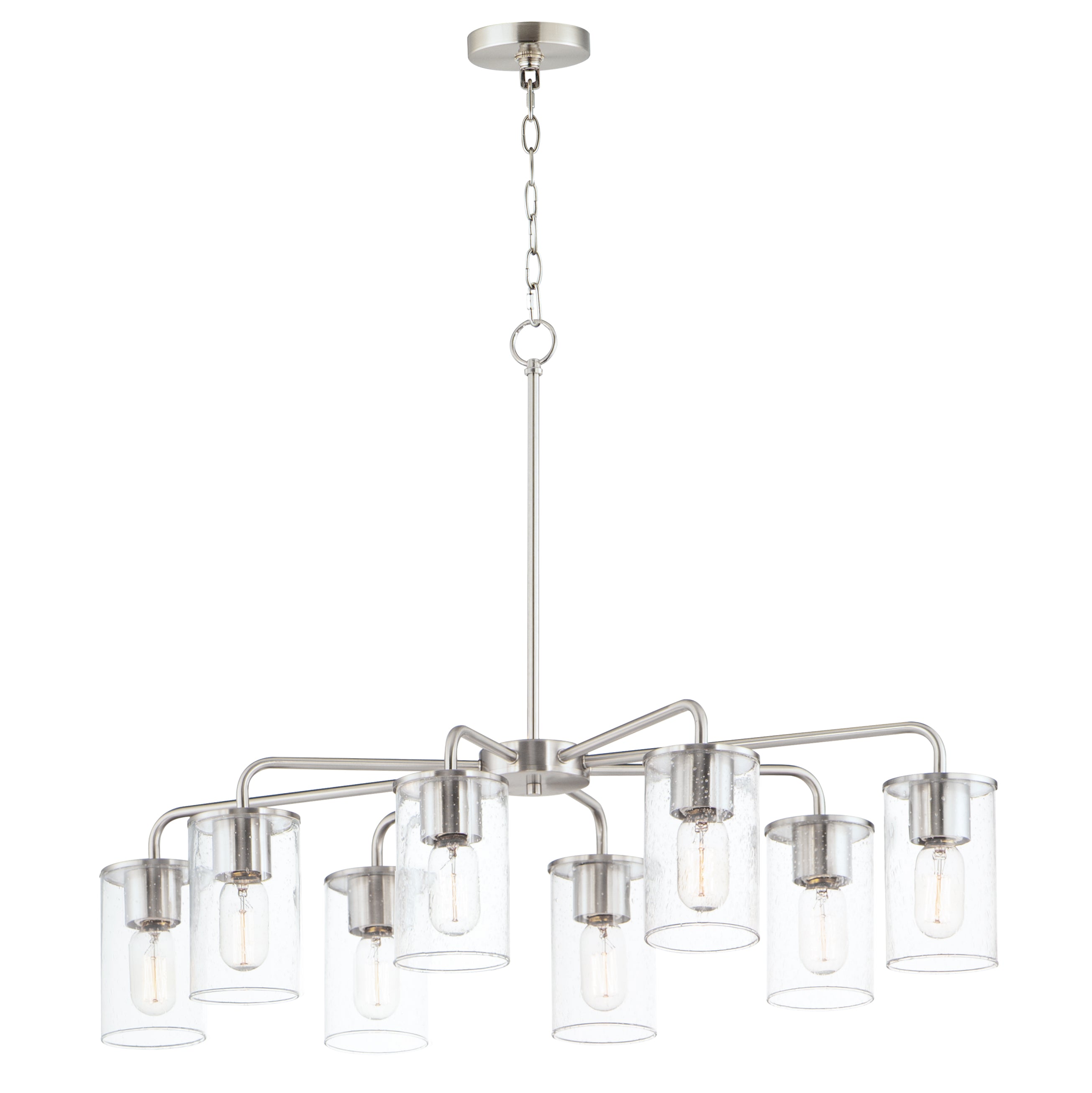 SLEEK Chandelier Nickel - 11848CDSN | MAXIM/ET2