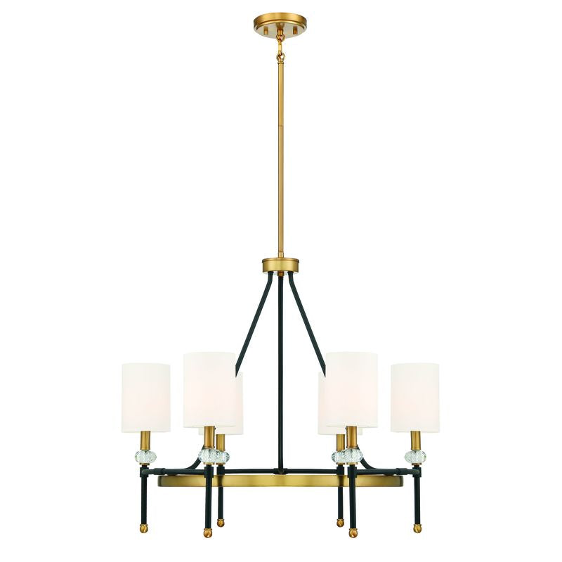 TIVOLI Chandelier Noir, Or - 1-1893-6-143 | SAVOYS