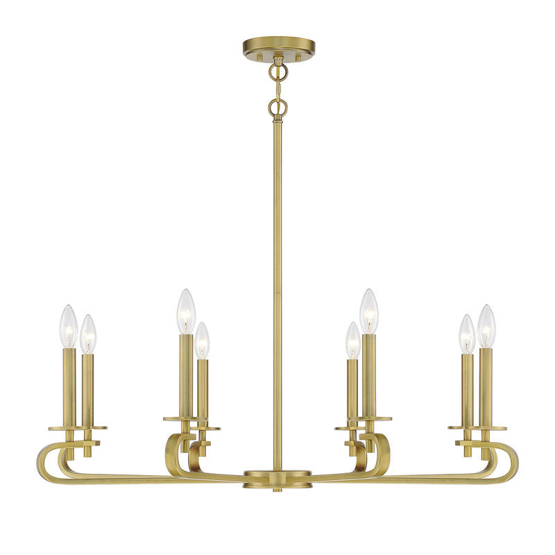 TORINO Chandelier Or - 1-2451-8-322 | SAVOYS